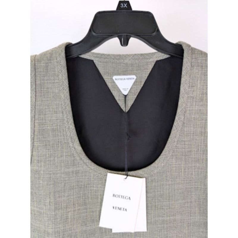 Bottega Veneta o1rshd1 Structured Double Melange Tank Top in Green/Fennel Size US M / EU 48-50 / 2 - 7 Thumbnail