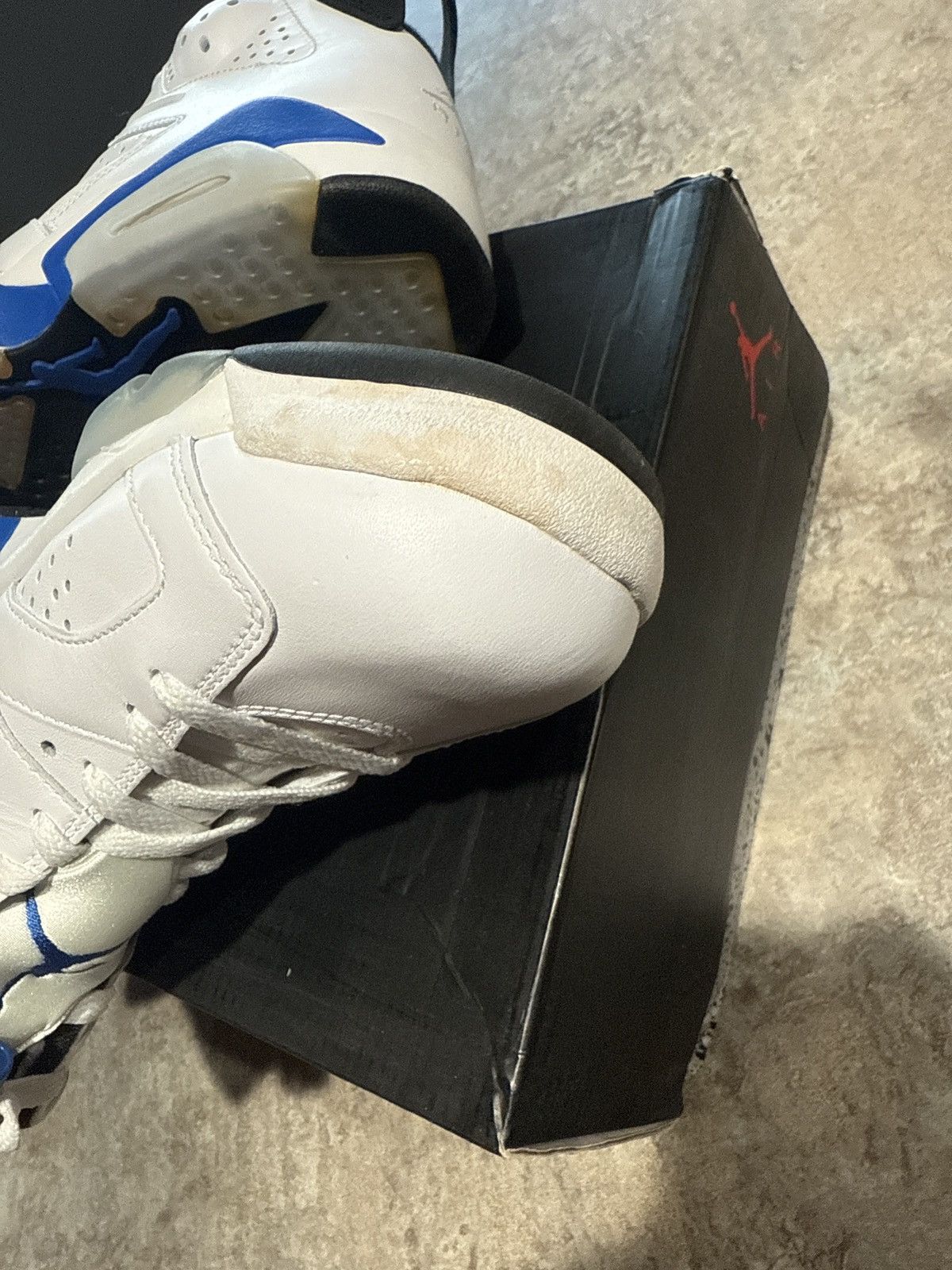 Jordan Brand × Nike Nike Air Jordan Retro VI 6 ‘Sport Blue’ 384664-107 size 95 Size US 9.5 / EU 42-43 - 6 Thumbnail