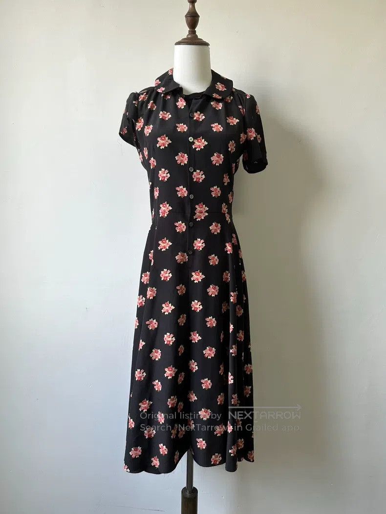 Junya Watanabe Junya Watanabe Floral Irregular Dress Size XS / US 0-2 / IT 36-38 - 2 Thumbnail