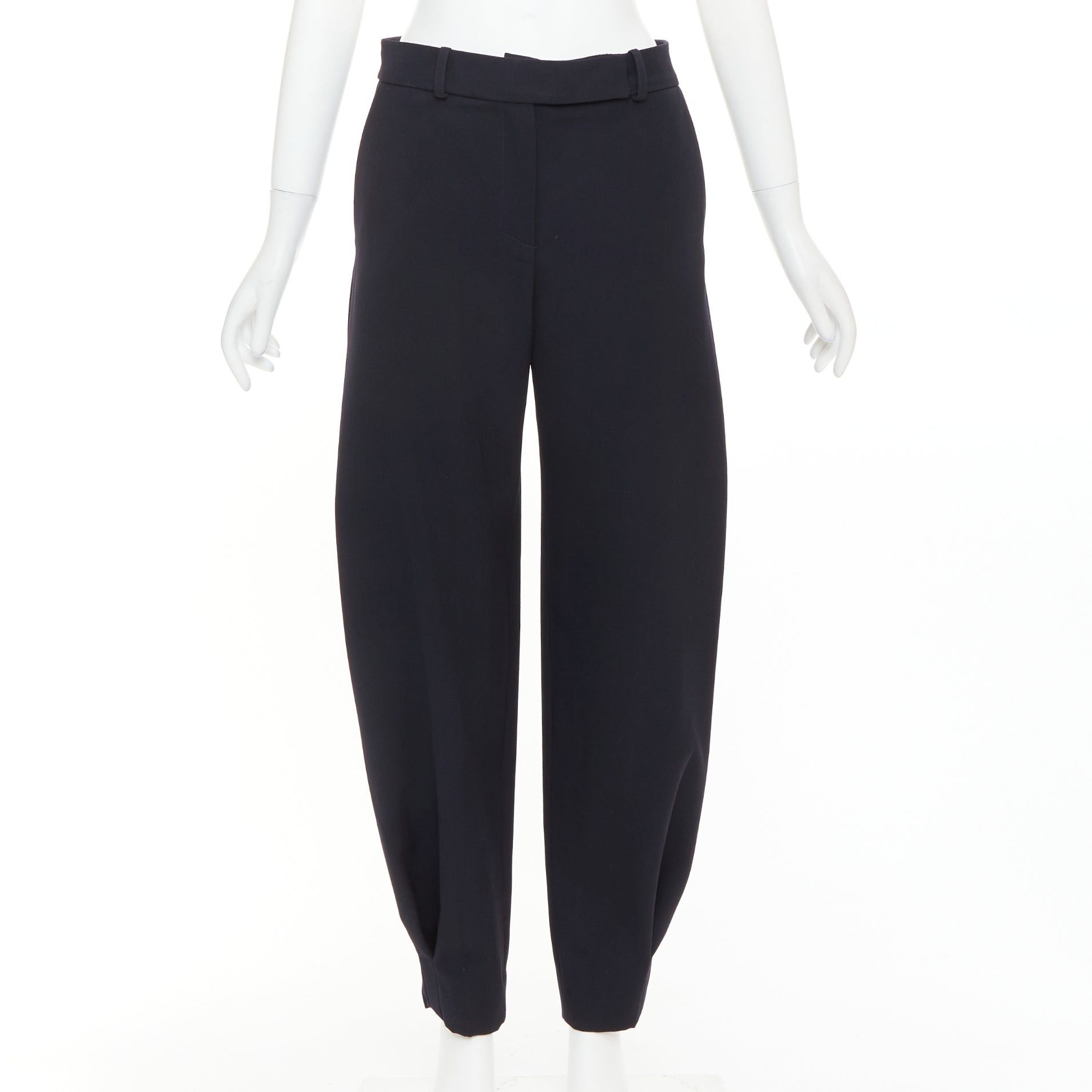 Alexandre Vauthier ALEXANDRE VAUTHIER COUTURE SS2025 Runway navy cuffed hem balloon harem pants Size 26" / US 2 / IT 38 - 1 Thumbnail