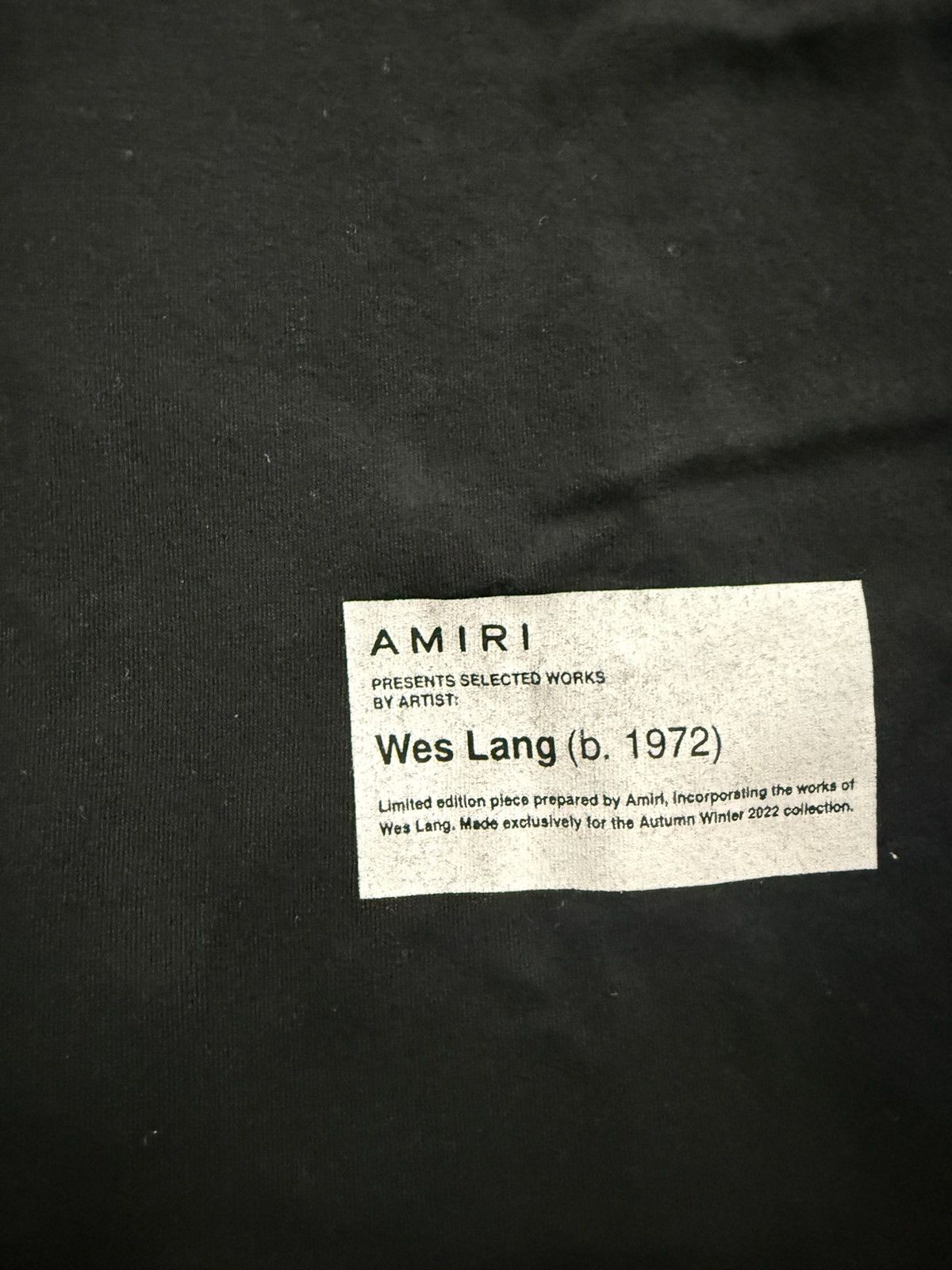 Amiri × Wes Lang Amiri x Wes lang Reaper T shirt Size US M / EU 48-50 / 2 - 4 Thumbnail