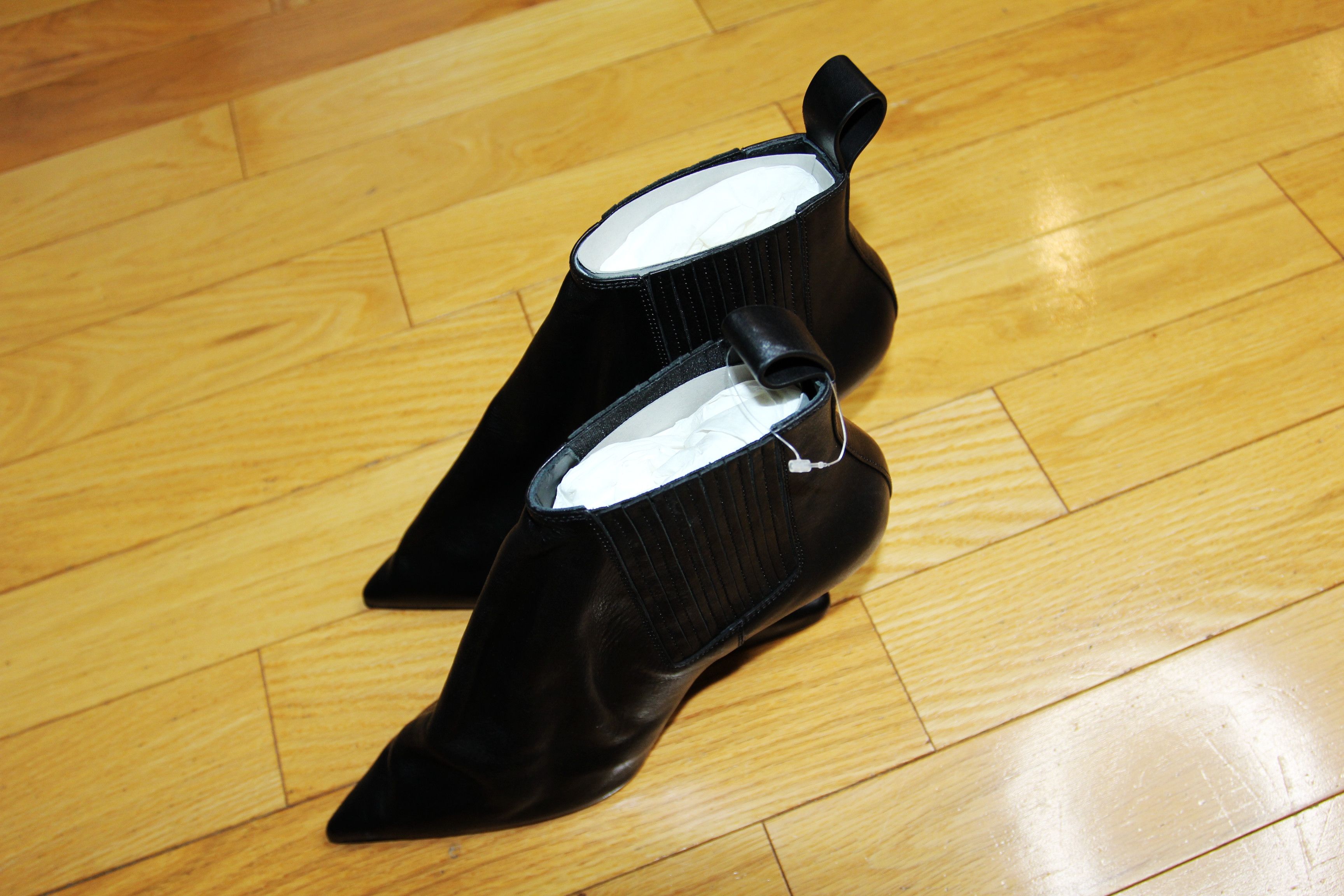Rick Owens BNWT AW25 RICK OWENS "CONCORDIANS" LOOEC ANKLE TACO BOOTS 39 Size US 9 / IT 39 - 2 Thumbnail