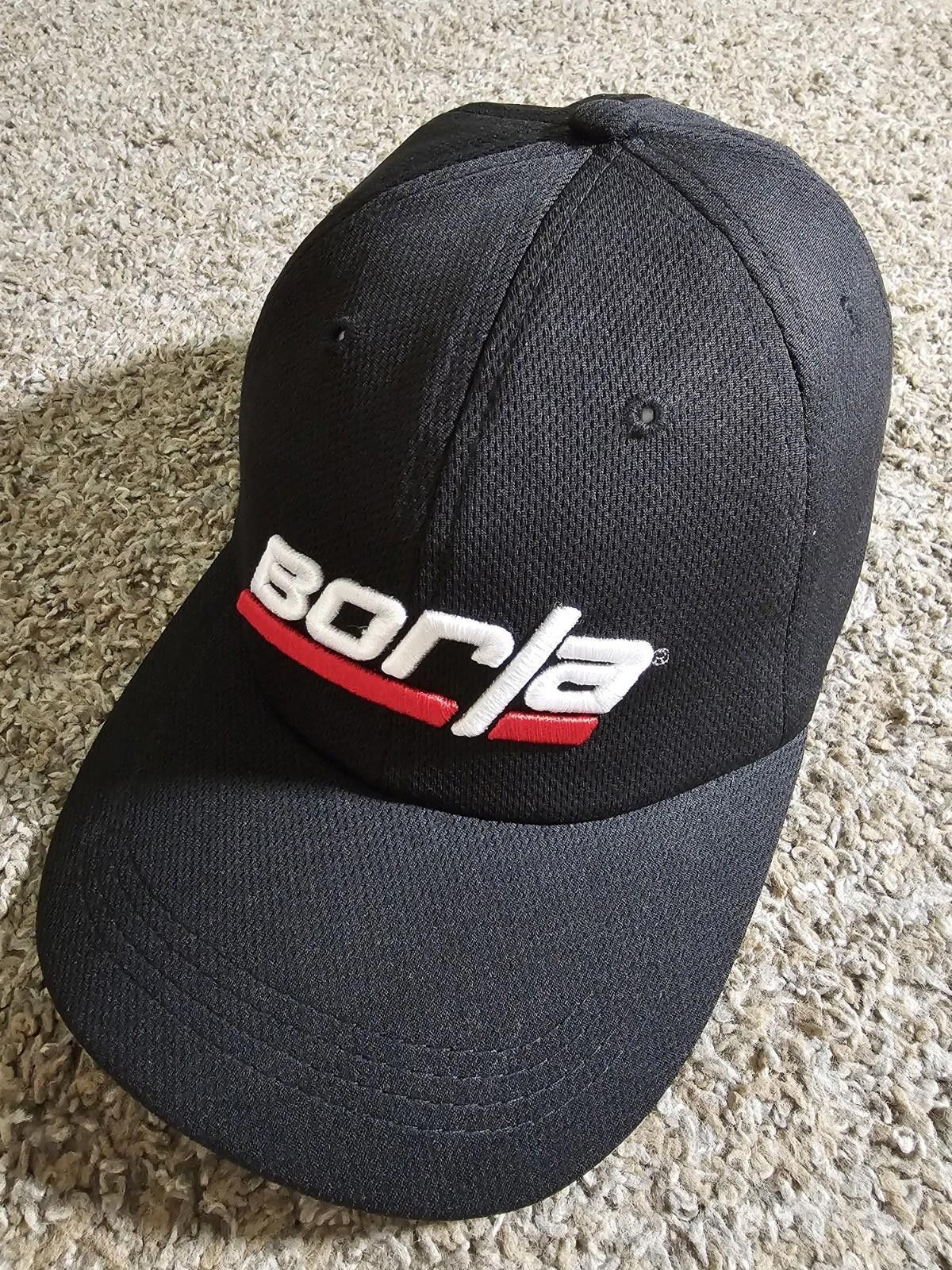 Borsalino Borla Exhaust Strapback Black Hat Size ONE SIZE - 1 Thumbnail