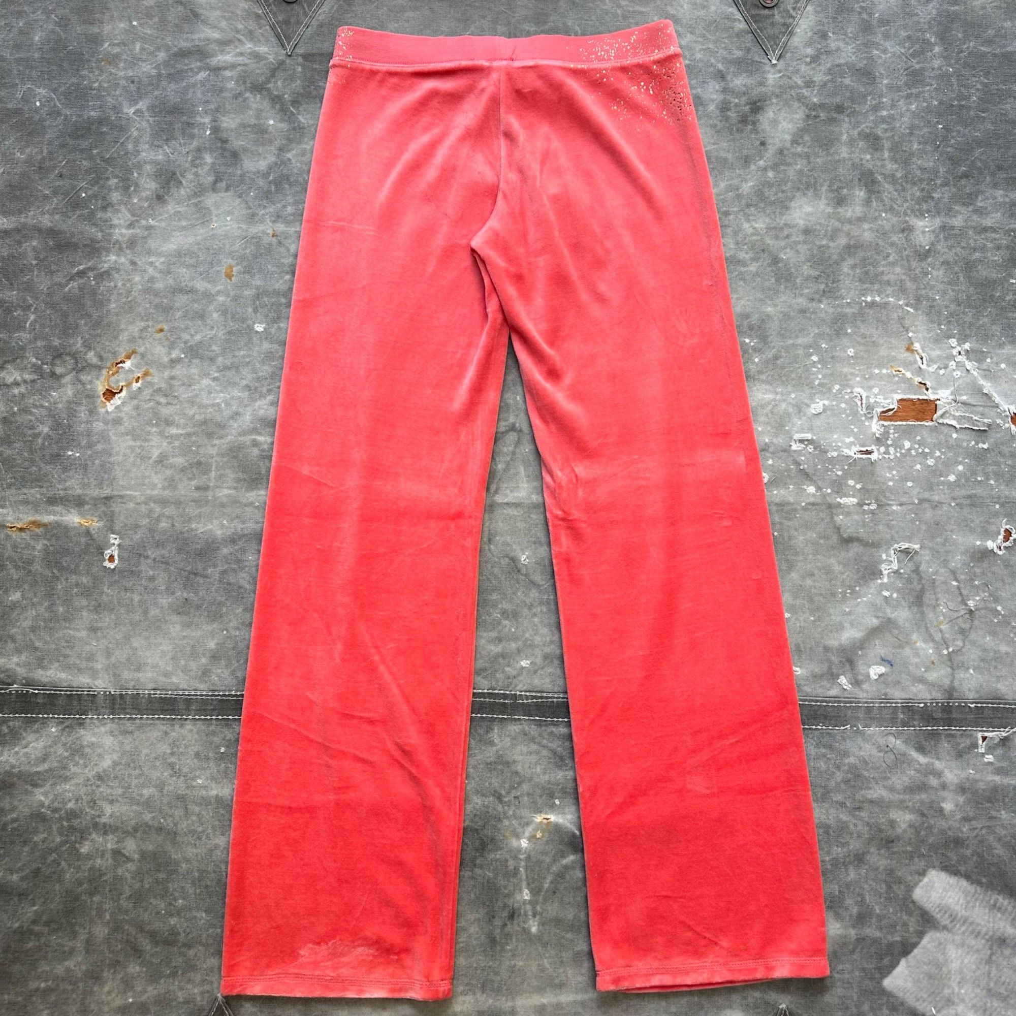 Juicy Couture × Vintage Vintage Y2K Juicy Couture Velour Sweatpants Size 24" / US 00 / IT 34 - 2 Thumbnail