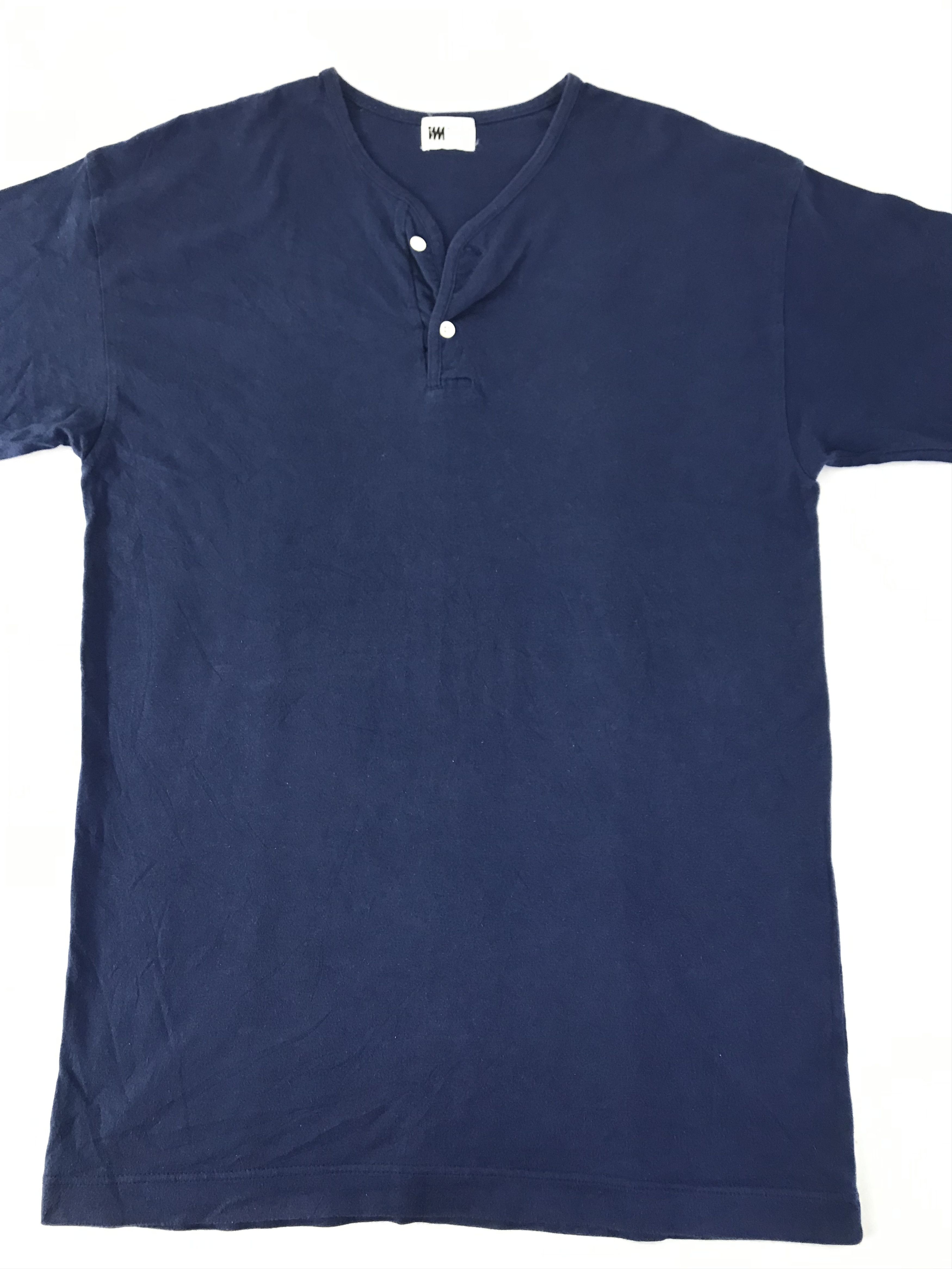 Issey Miyake 90s Issey Miyake Studio Henley Neck Minimalist Tee Size US M / EU 48-50 / 2 - 2 Thumbnail