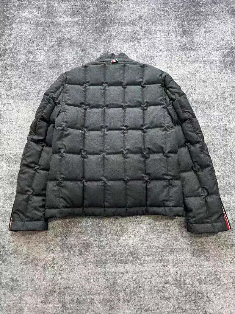 Thom Browne Thom Browne Woolen Herringbone Down Jacket Size US S / EU 44-46 / 1 - 2 Thumbnail