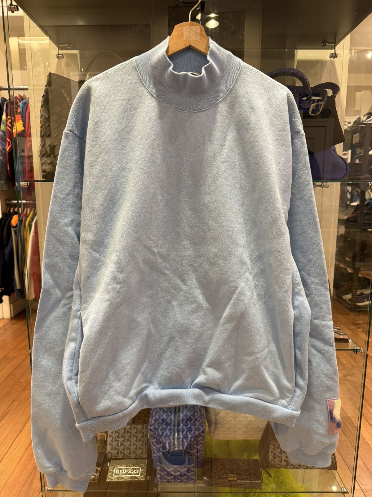 Dior × ERL Dior ERL Sleeve Patch Turtleneck Crewneck Size US XXL / EU 58 / 5 - 1 Thumbnail