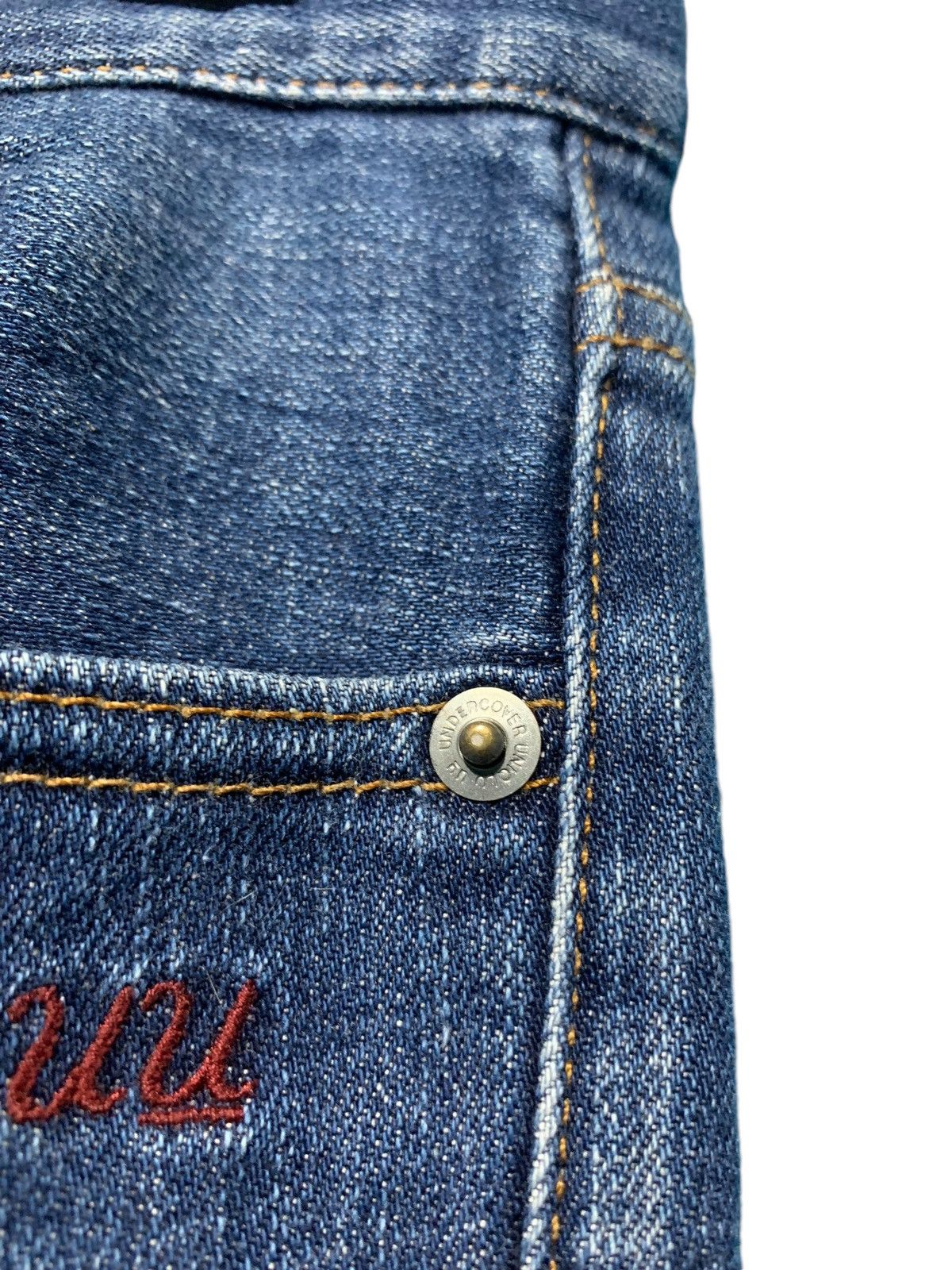 Jun Takahashi Jun Takahashi Undercover side zipped pocket denim jeans Size US 30 / EU 46 - 4 Thumbnail