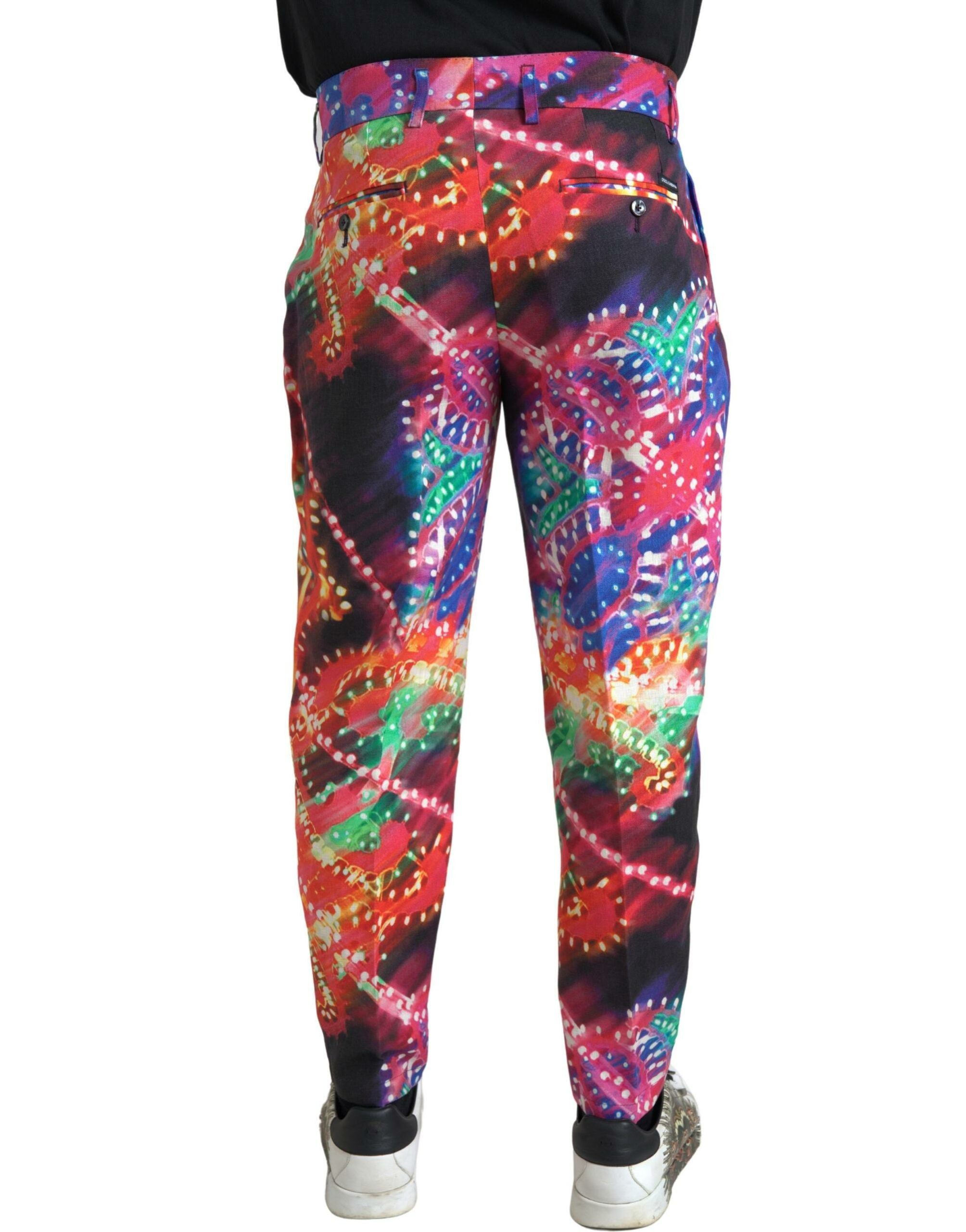 Dolce & Gabbana o1y0125 Jogger & Casualpant in Multicolor Size US 34 / EU 50 - 3 Thumbnail