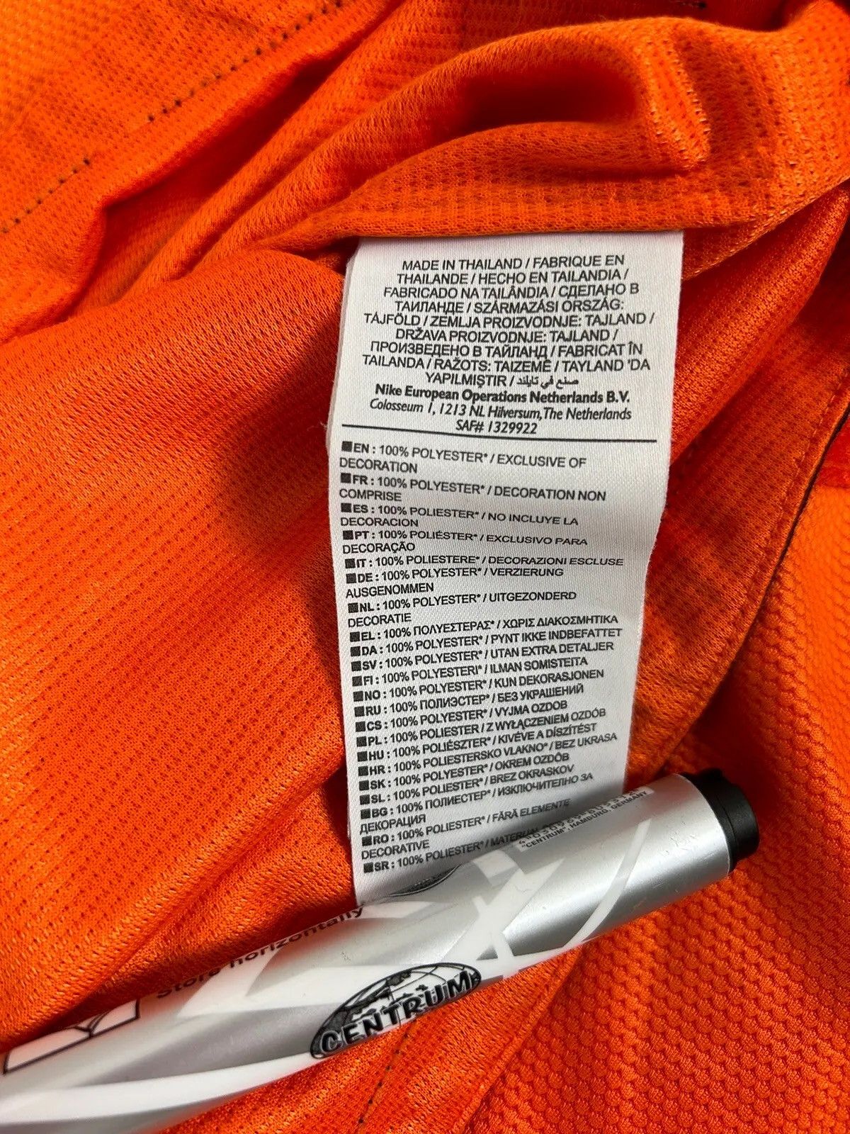 Nike Nike Netherlands #10 Wesley Sneijder KNVB 2012 Home Jersey Size US M / EU 48-50 / 2 - 11 Thumbnail