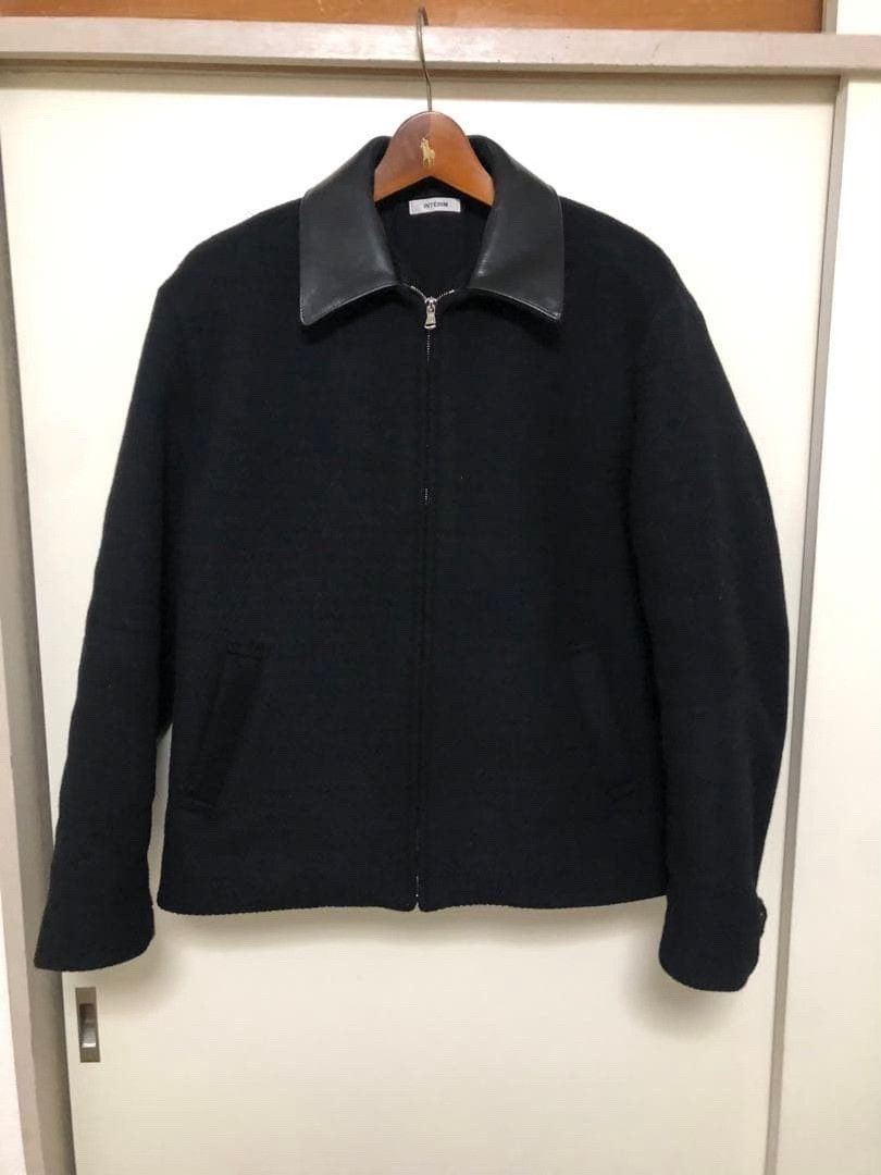Japanese Brand Interim 25AW Wool Fur Collar Zip Jacket Size US XXL / EU 58 / 5 - 1 Thumbnail