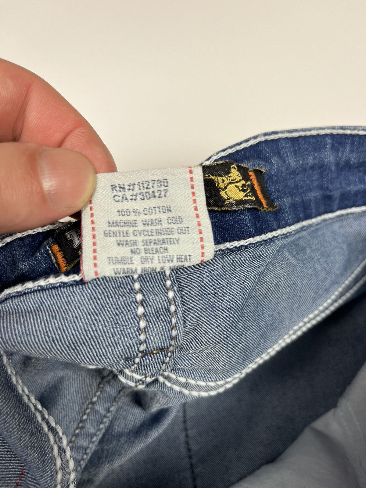 True Religion True Religion Joey Denim Blue Pants Size US 33 - 11 Thumbnail