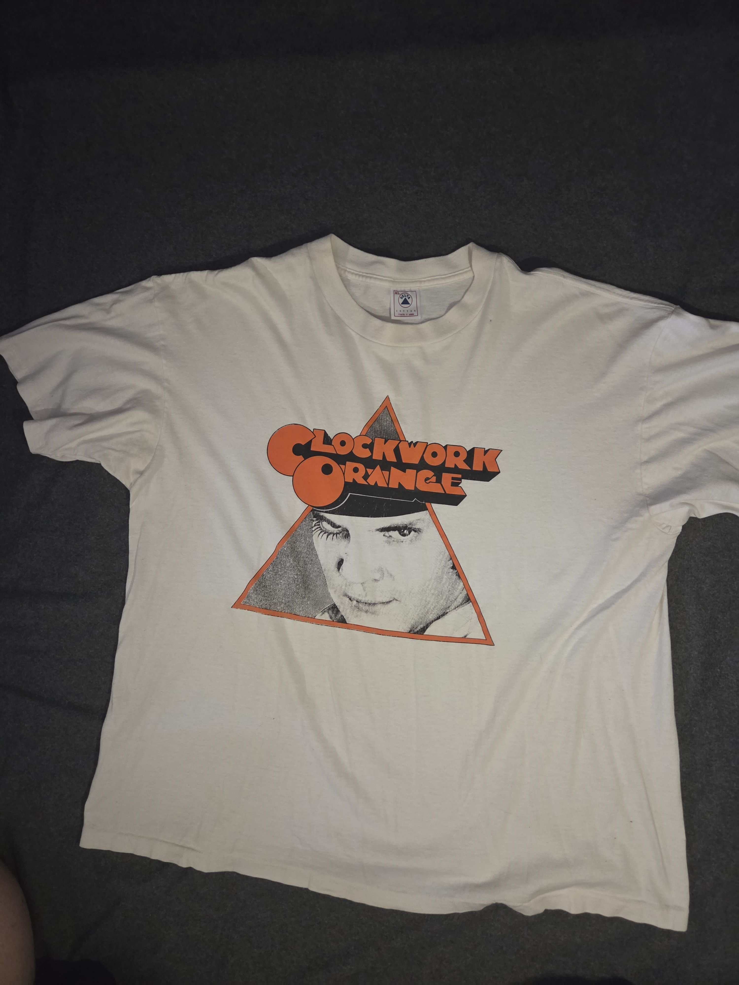 Delta A Clockwork Orange Vintage Original Tee XL Excellent Cond Size US XL / EU 56 / 4 - 1 Thumbnail