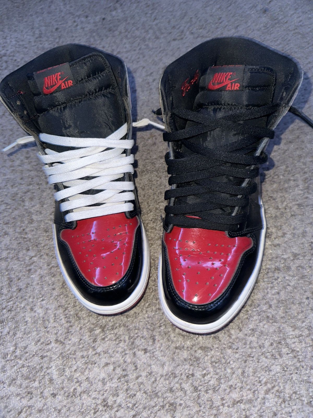 Jordan Brand Jordan 1 Patent Bred Size US 10.5 / EU 43-44 - 2 Thumbnail