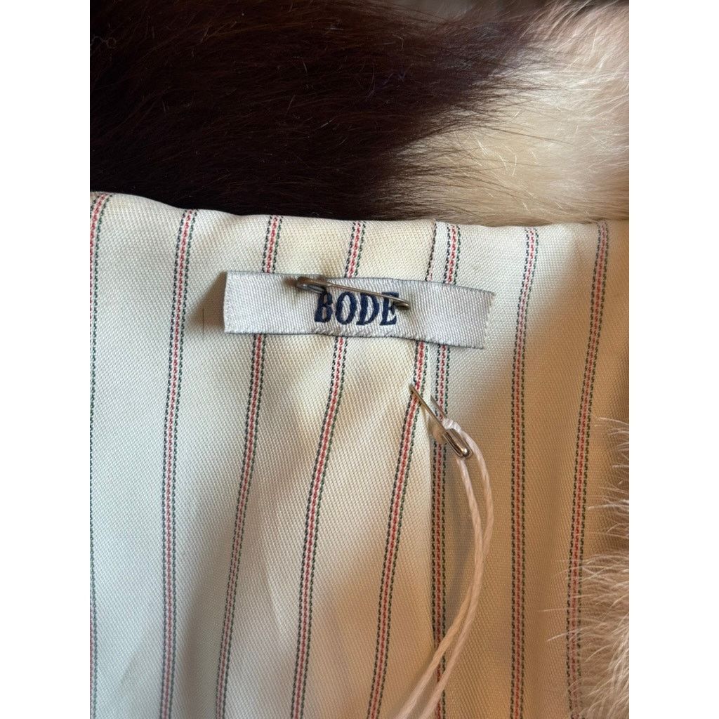 Bode Bode NWT Leather-Pony Hair Cow Print Coat Size US L / EU 52-54 / 3 - 3 Thumbnail