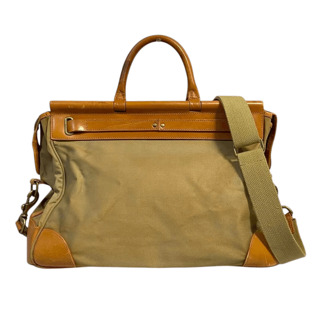 Polo Ralph Lauren × RRL Ralph Lauren × Vintage Polo Ralph Lauren vintage  canvas Leather 2way Boston Bag | Grailed