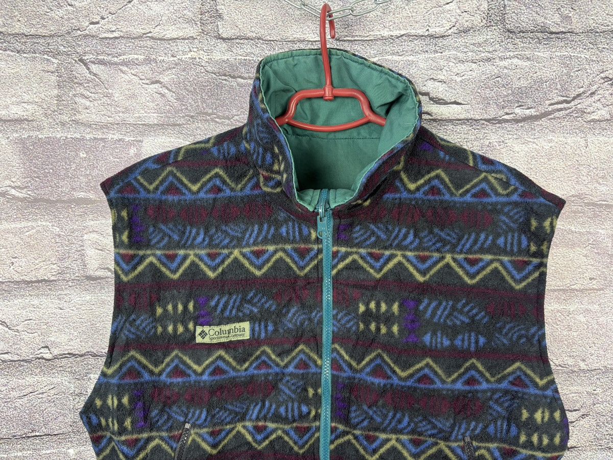 Columbia Vintage wool multicolour vest bilateral Columbia Size US S / EU 44-46 / 1 - 3 Thumbnail