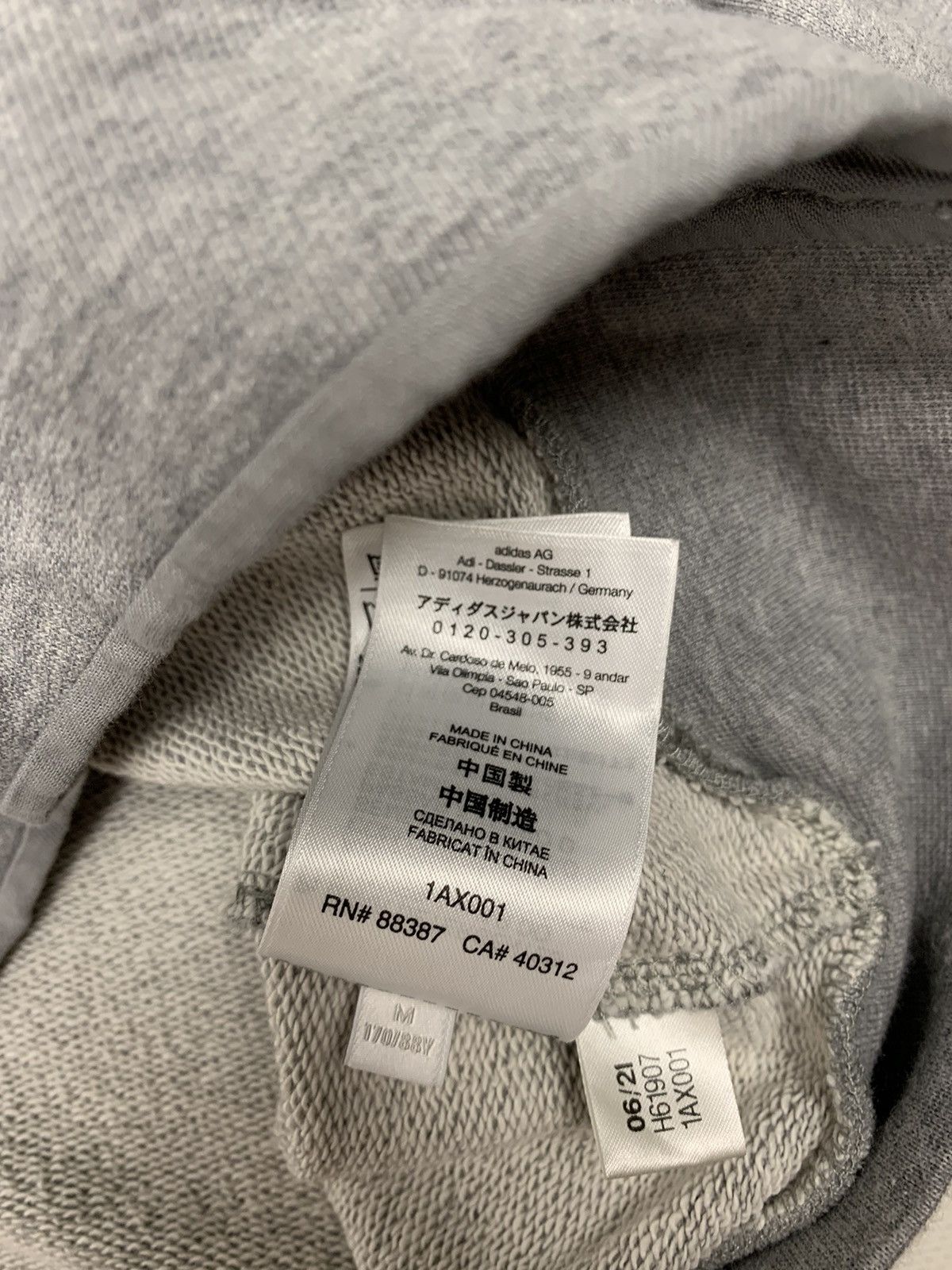 Adidas × Y-3 × Yohji Yamamoto Adidas Y-3 Classic Chest Reflective Logo Oversize Hoodie Size M / US 6-8 / IT 42-44 - 15 Thumbnail