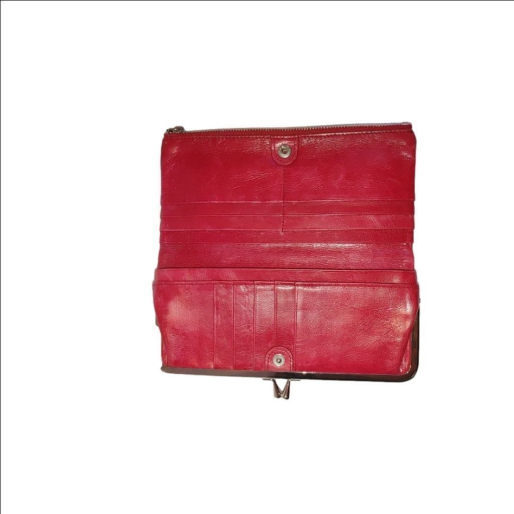 Hobo HOBO International Red Leather Wallet Clutch Size ONE SIZE - 3 Thumbnail