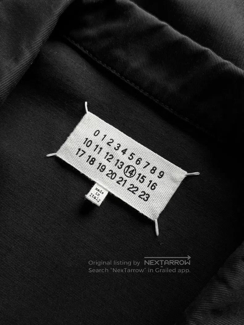 Maison Margiela Maison Margiela Size41 Micro-make old wool-edged shirts Size US XS / EU 42 / 0 - 6 Thumbnail