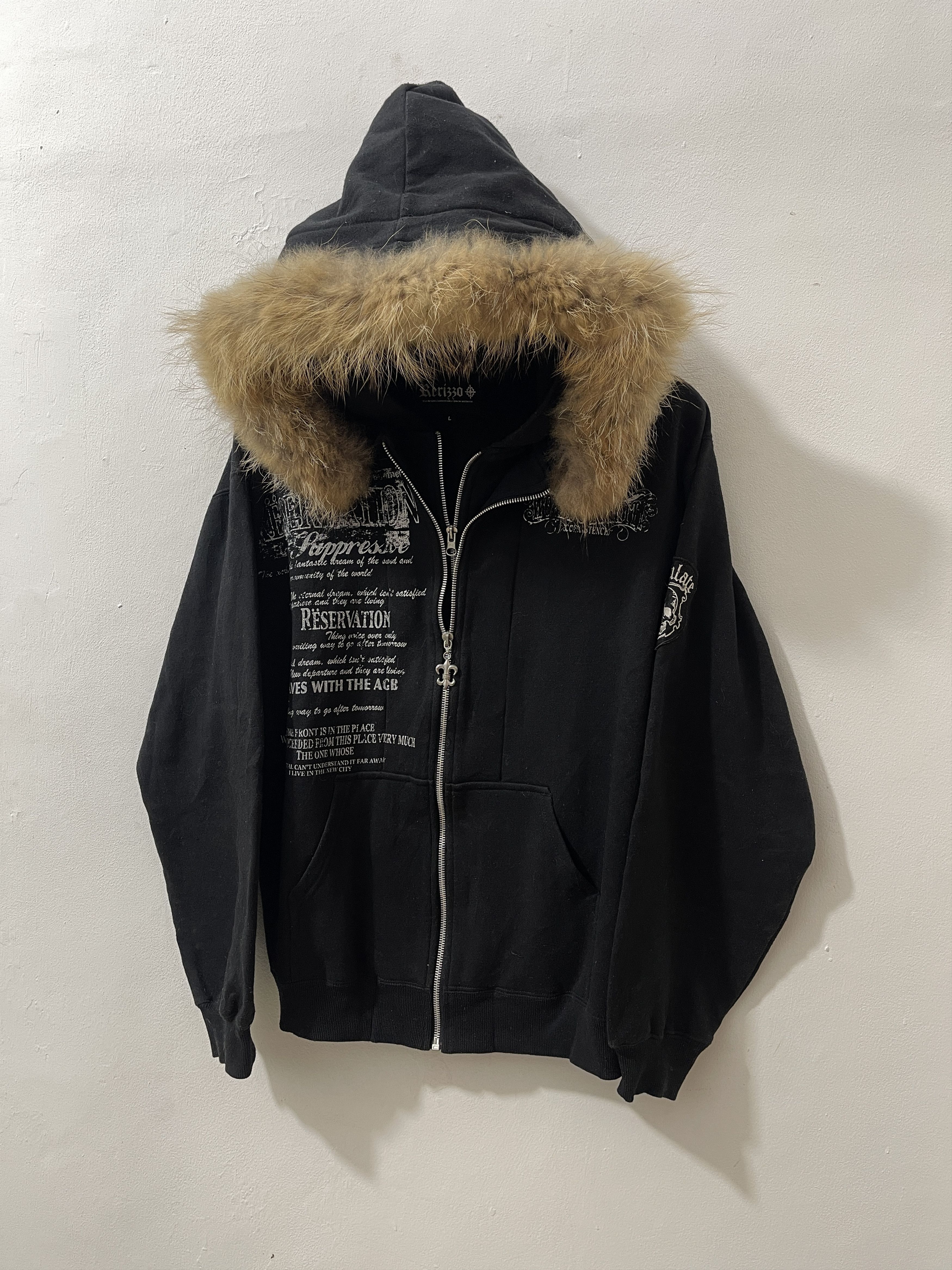 Japanese Brand 2000s Rerizzo Japan Archive Punk Vkei Opium Style Hoodie Size US L / EU 52-54 / 3 - 2 Thumbnail