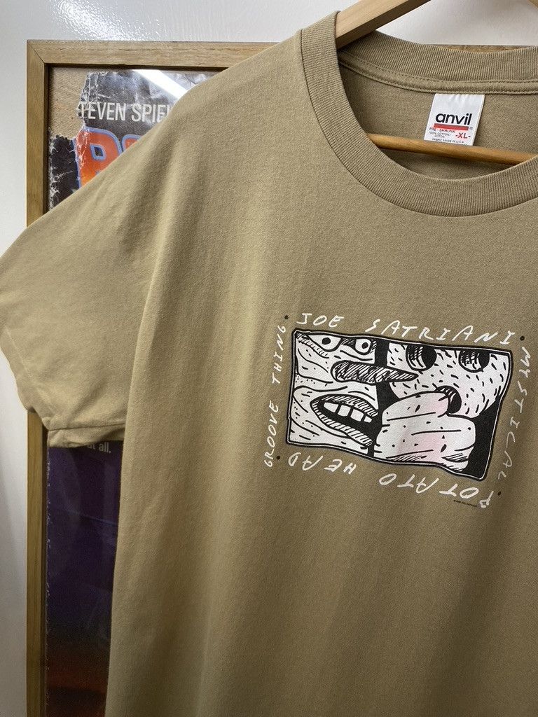 Anvil 1996 Joe Satriani The Mystical Potato Head Groove Thing Tee Size US XL / EU 56 / 4 - 5 Thumbnail
