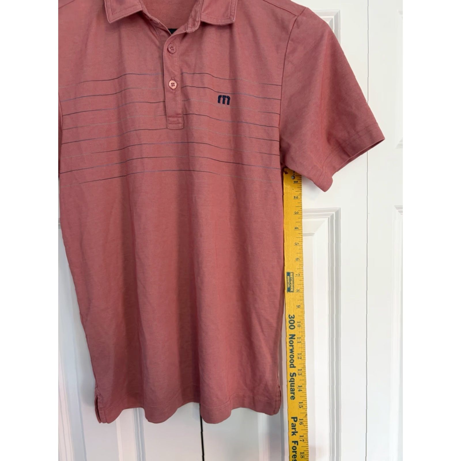 TravisMathew Travis Mathew Polo Shirt Golf Pink Short Sleeve Small Mens Size US S / EU 44-46 / 1 - 4 Thumbnail