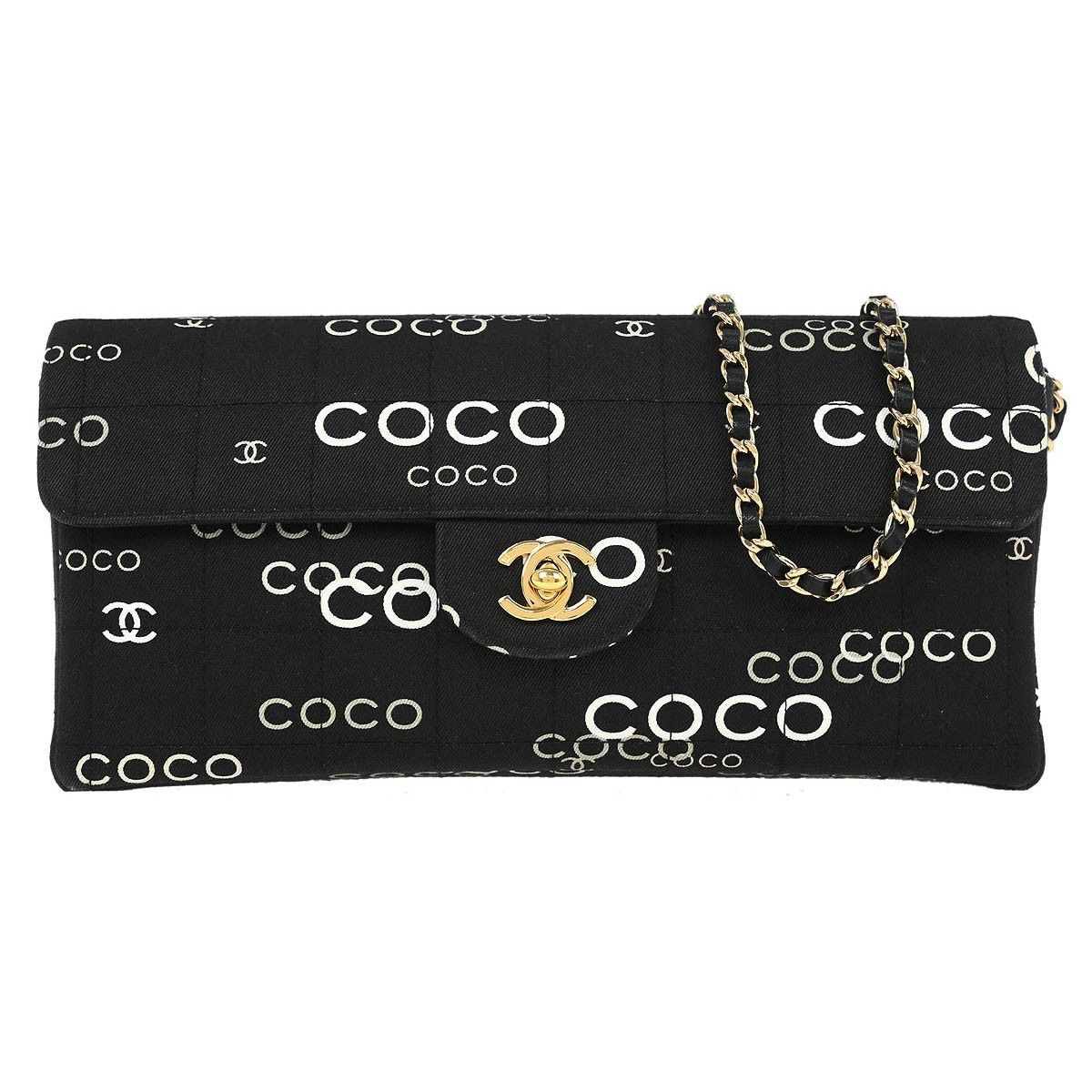 Chanel Chanel Chocolate Bar Flap Bag Quilted Printed Canvas Size ONE SIZE - 1 Thumbnail