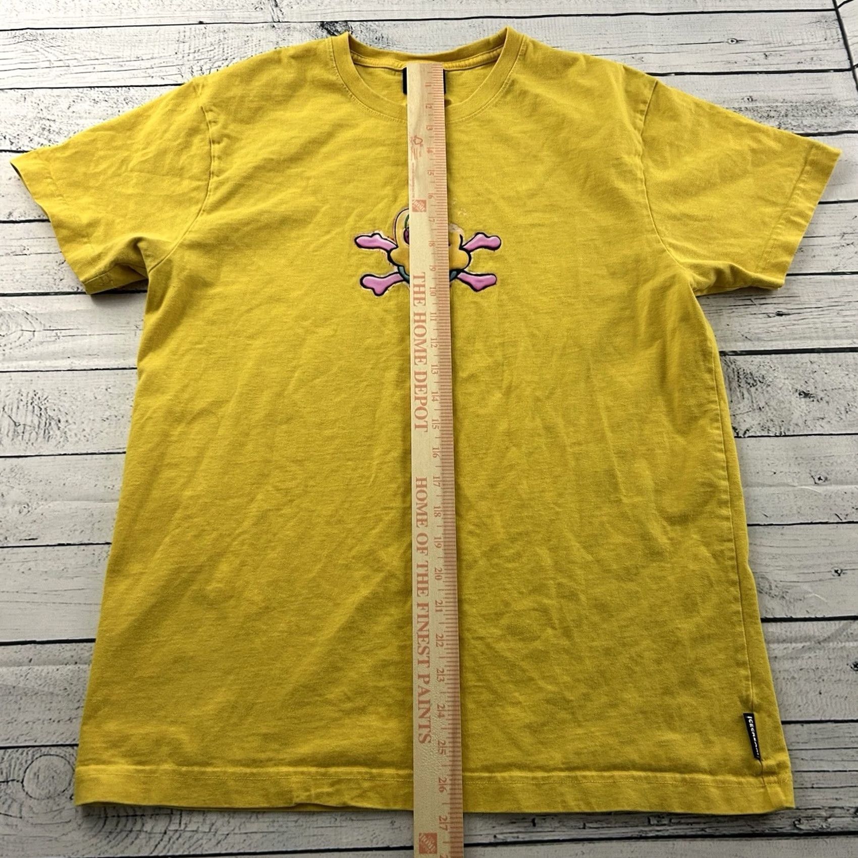 Billionaire Boys Club BBC Ice Cream Short Sleeve T Shirt Men L Yellow Cones Bones Size US L / EU 52-54 / 3 - 4 Thumbnail