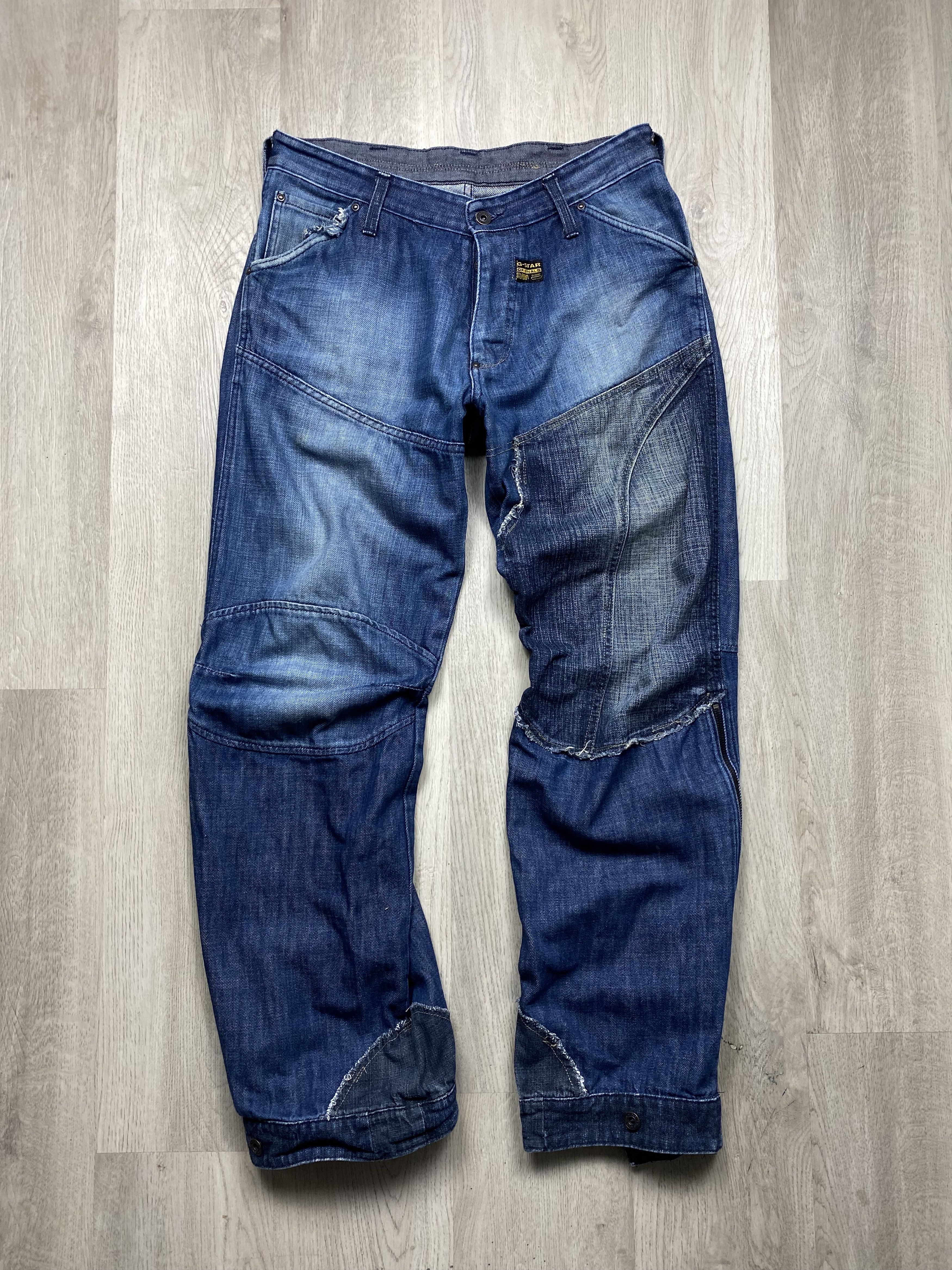 G-Star G Star Raw Mens Denim Pants Double Knee Y2K Size US 33 - 1 Thumbnail