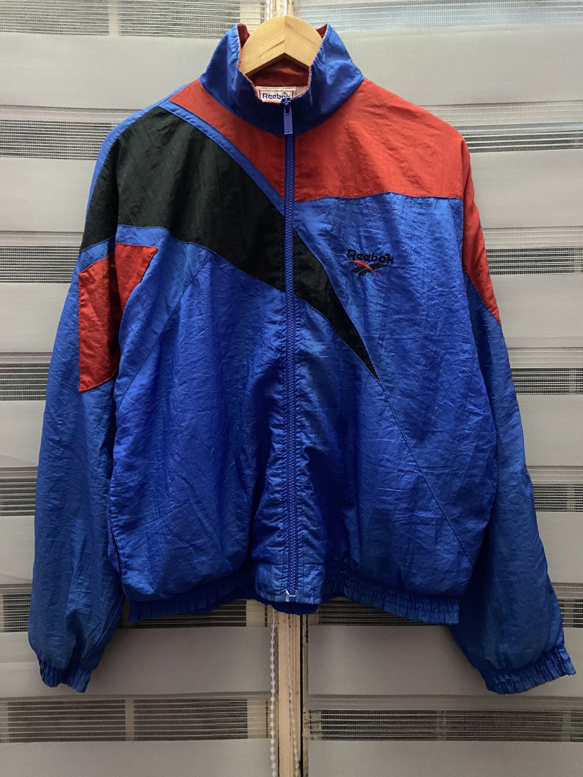 Reebok Vintage Vintage 90s Reebok Track Windbreaker 2 Tone Grailed