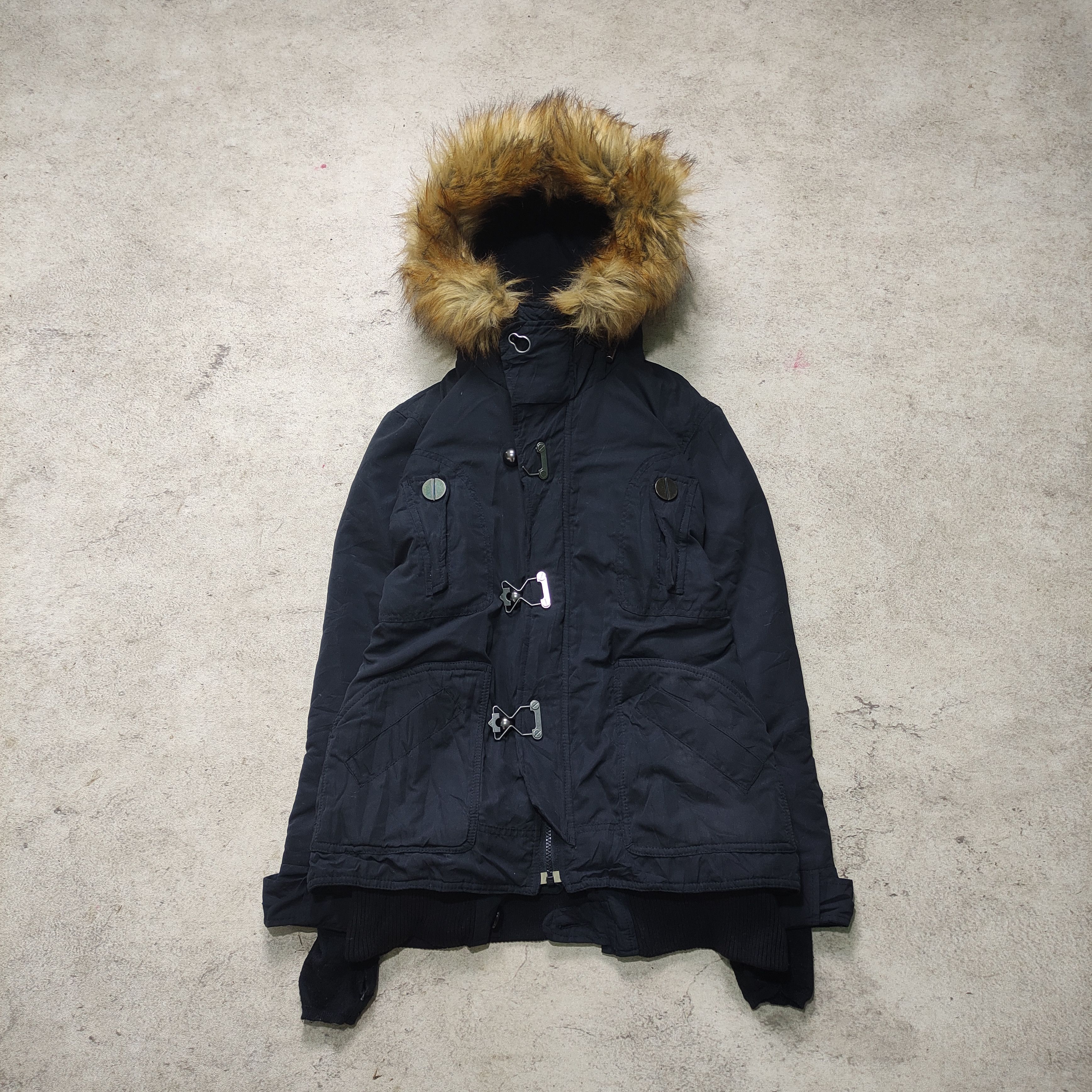 Le Grande Bleu (L.G.B.) SLY Archive Vkei Bondage Fur Jacket 2000s style L.G.B Size US S / EU 44-46 / 1 - 2 Thumbnail