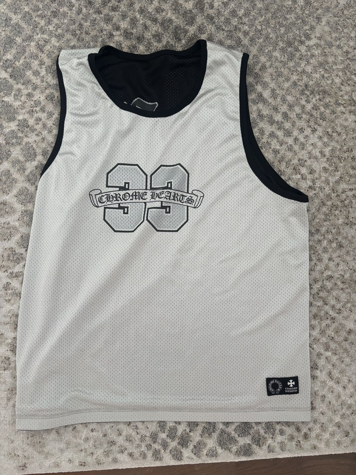 Chrome Hearts Black and grey reversible chrome heart jersey Size US XXL / EU 58 / 5 - 3 Thumbnail