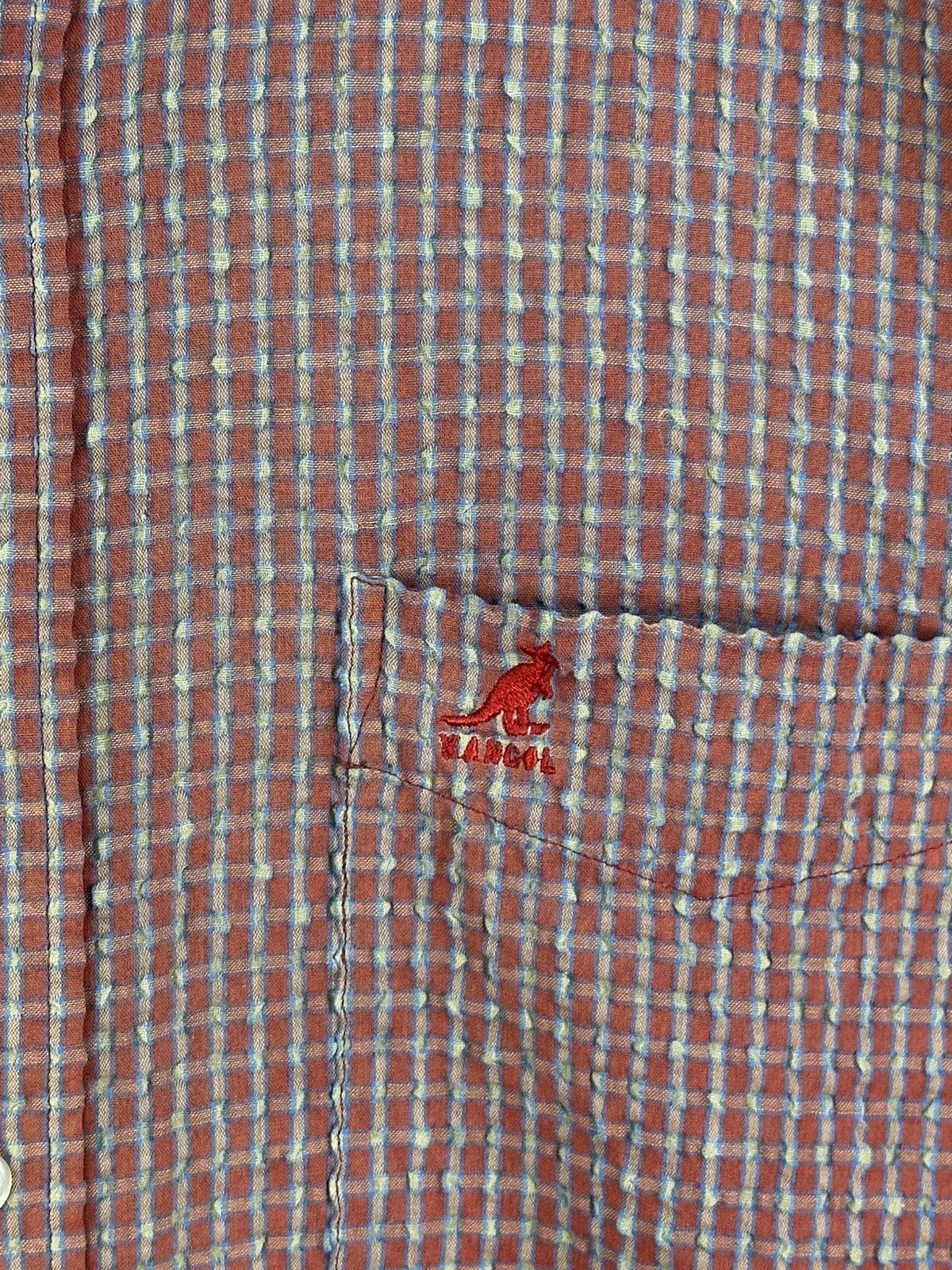 Kangol Kangol England Mini Check Flannel Shirt Short Sleeve Size US L / EU 52-54 / 3 - 8 Thumbnail