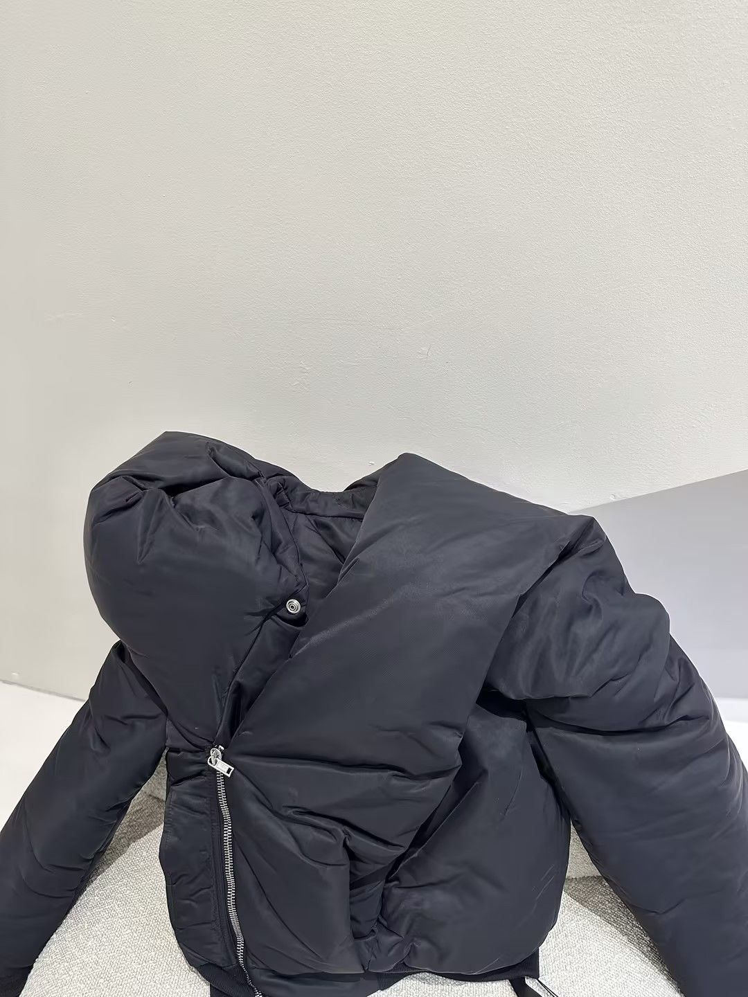 Rick Owens Drkshdw RICK OWENS DRKSHDW Black Doll Down Bomber Jacket Size US M / EU 48-50 / 2 - 3 Thumbnail