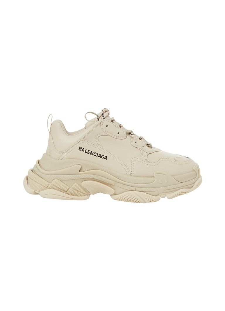 Balenciaga o1mt1gz0824 Triple S Sneakers in Beige Size US 10 / IT 40 - 1 Thumbnail