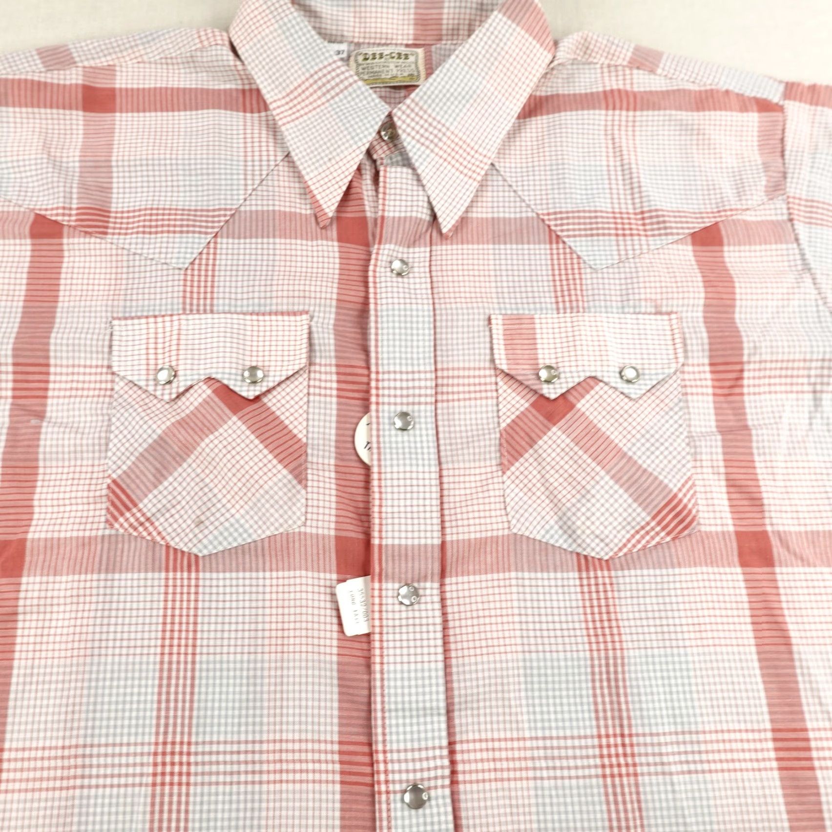 Vintage Vintage Dee Cee Western Shirt Mens 18 2XL Red Plaid Pearl Snap Long Tail USA 70s Size US XXL / EU 58 / 5 - 3 Thumbnail