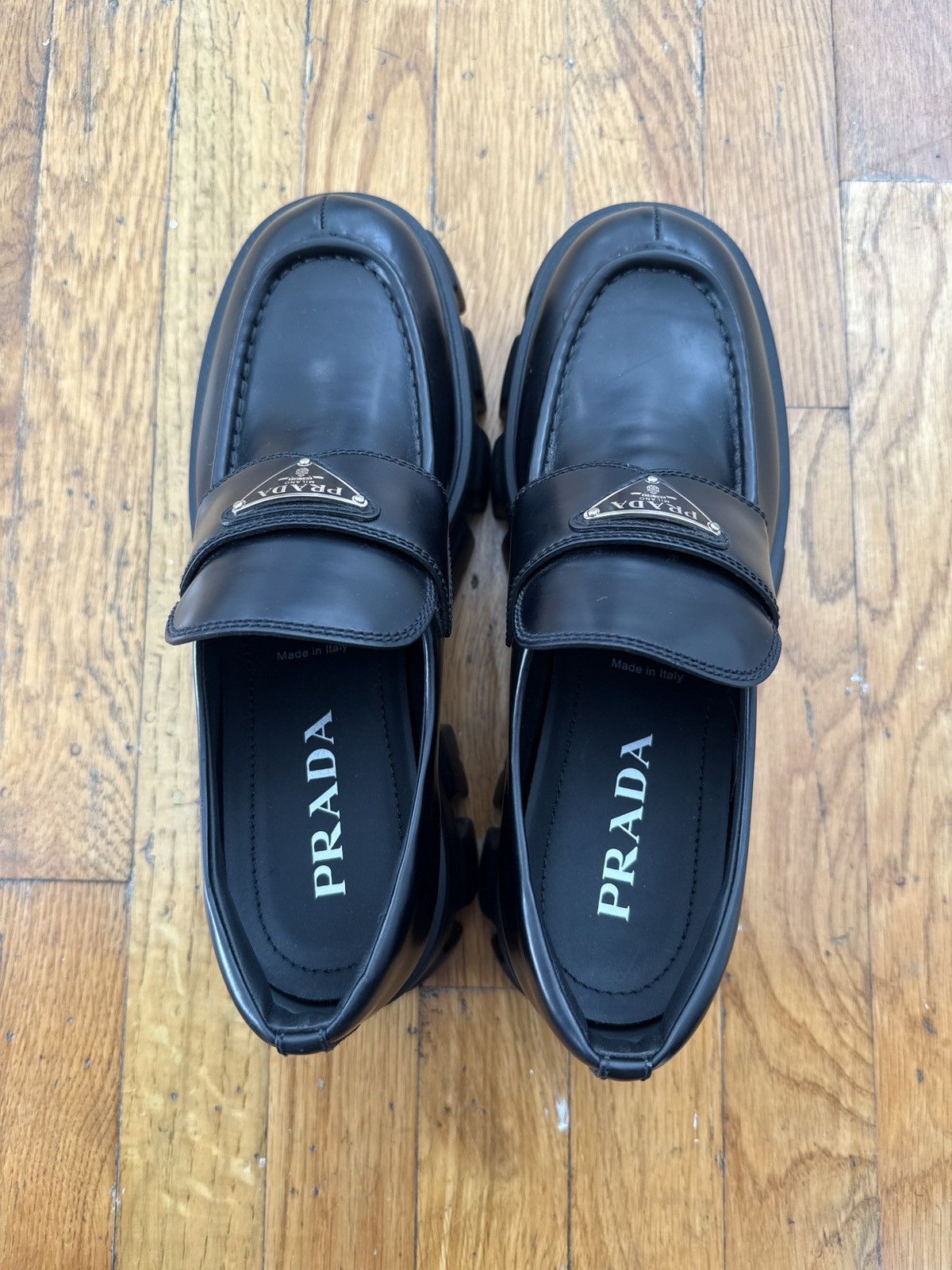 Prada Prada Monolith Platform Loafers Size US 10.5 / IT 40.5 - 8 Thumbnail