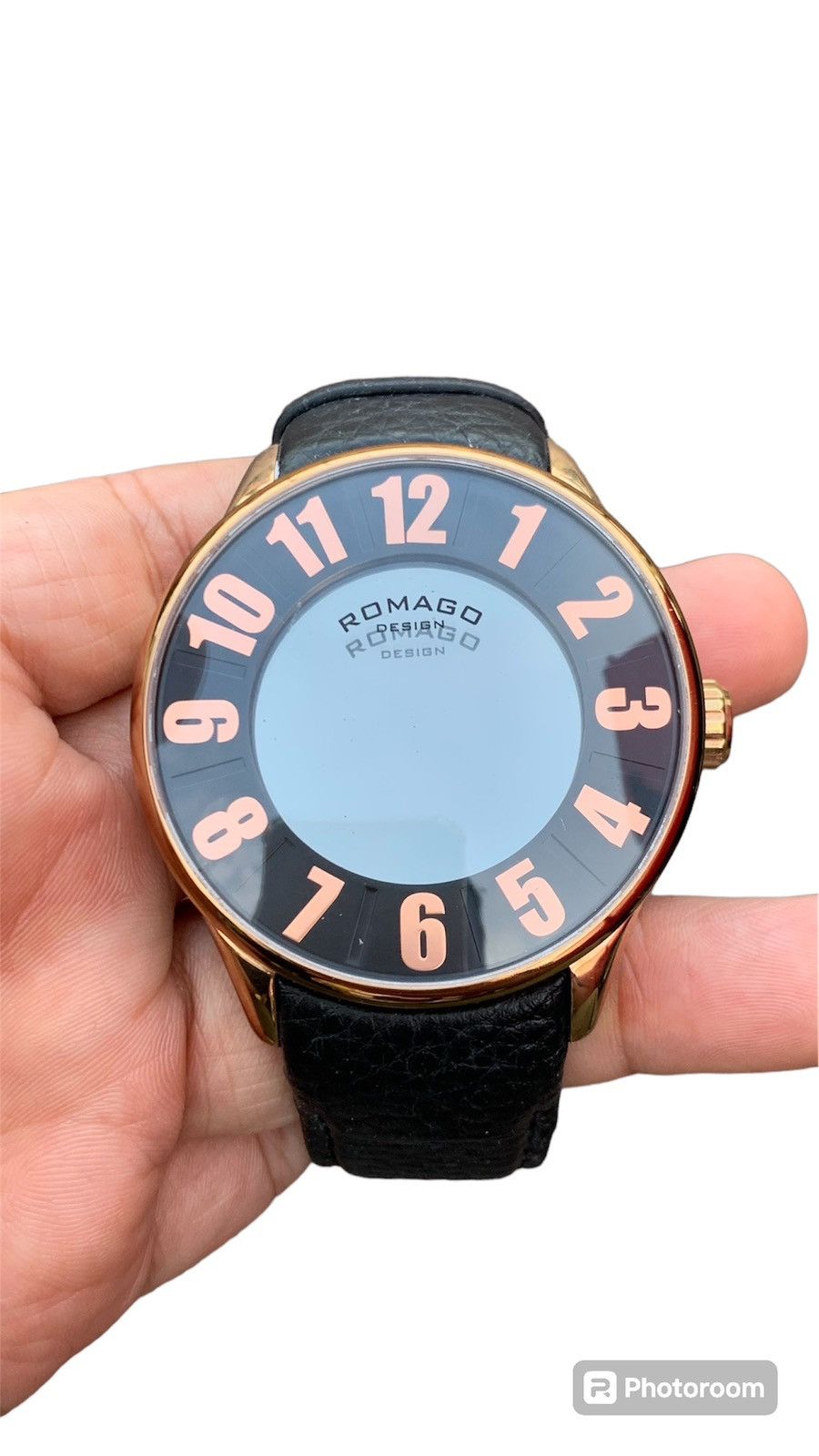 Vintage SWISS MADE ROULETTE ROMAGO Leather Round Party Style Size ONE SIZE - 2 Thumbnail