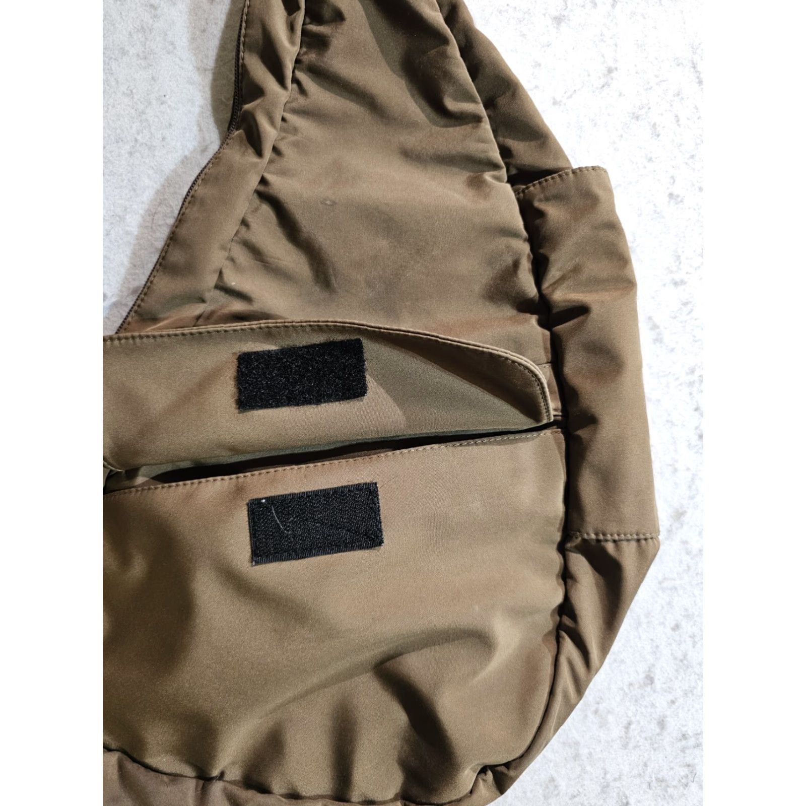Vintage VINTAGE AmeriBag Healthy Brown Green Nylon Sling Bag Multiple Pockets Adjustable Size ONE SIZE - 6 Thumbnail