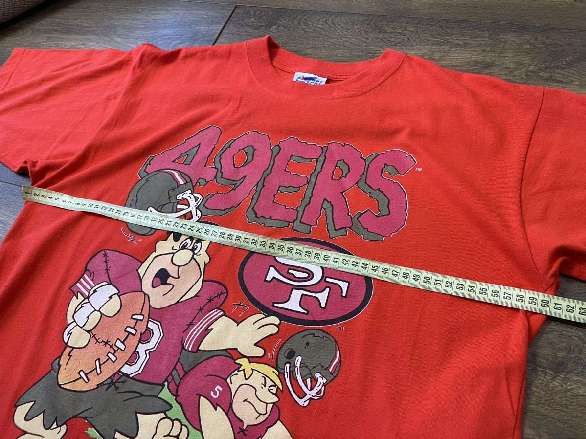 Vintage Vintage 1994 Flintstones x San Francisco 49ers NFL Cartoon L Size US L / EU 52-54 / 3 - 11 Thumbnail