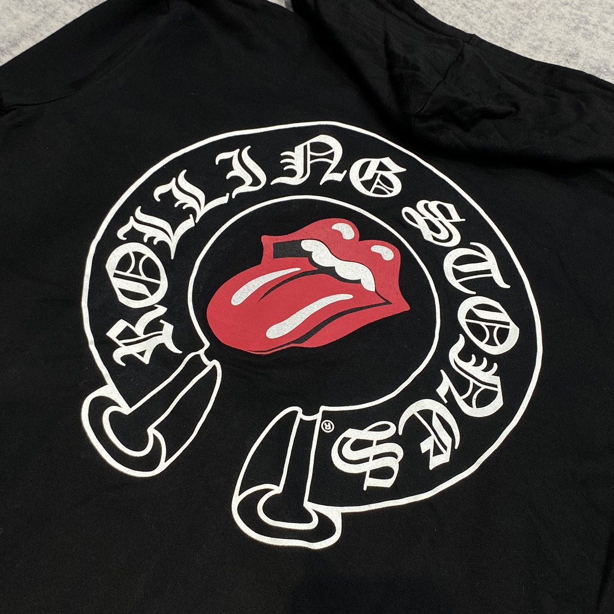Chrome Hearts CHROME HEARTS Rolling Stones Zip Up Hoodie BLACK Size US M / EU 48-50 / 2 - 6 Thumbnail