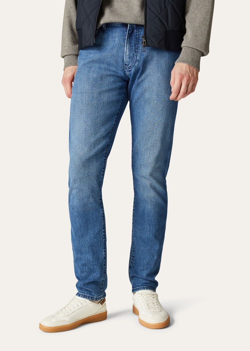 Loro Piana o1w1db10725 FAM2620 Doccio Pant in Blue Size US 34 / EU 50 - 4 Thumbnail