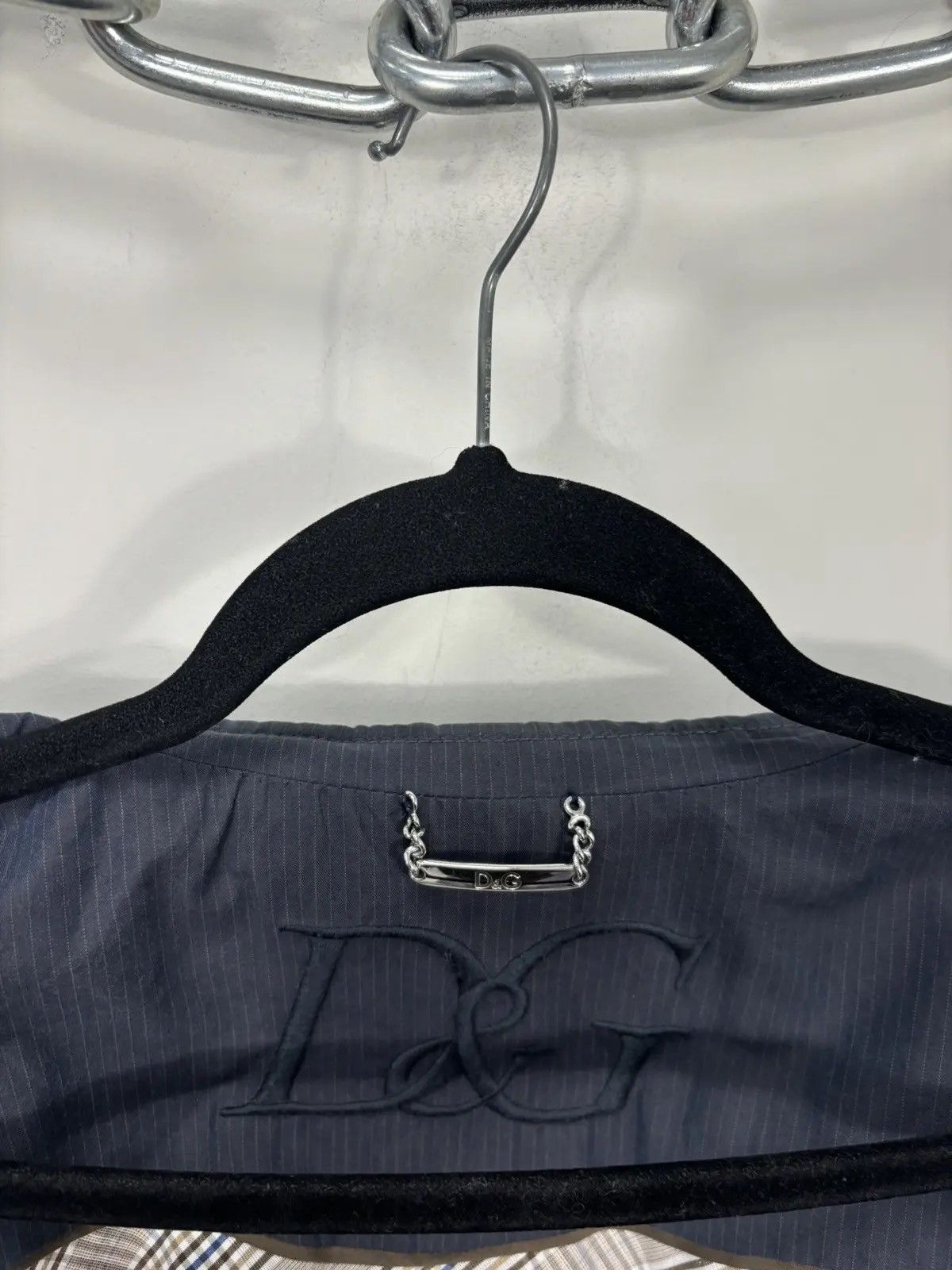 Dolce & Gabbana × Vintage Vintage Dolce & Gabbana Men’s Striped Rare Blazer Jacket Size 42R - 11 Thumbnail
