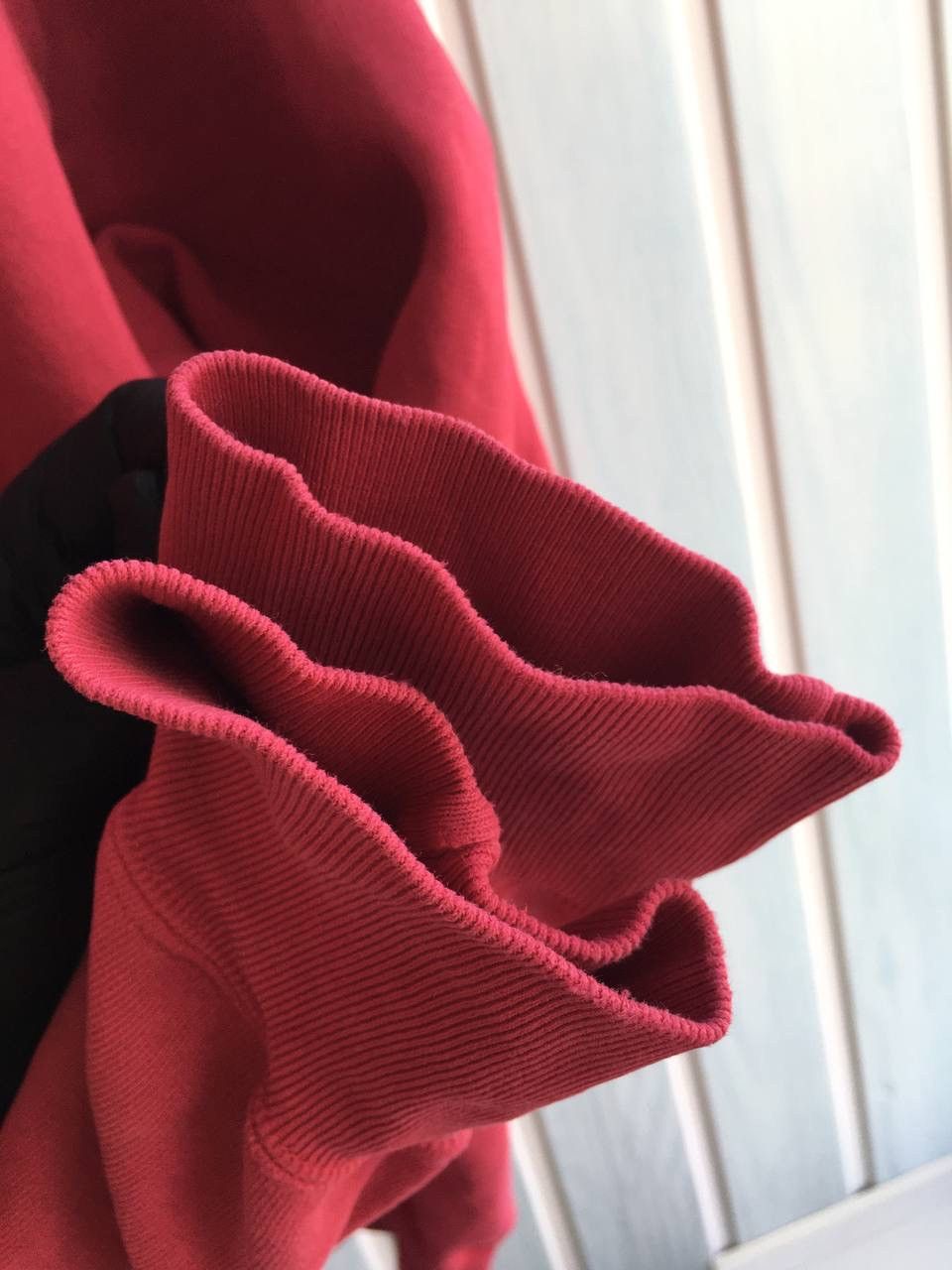 Vintage Best Company Red Basic Cotton Sweatshirt