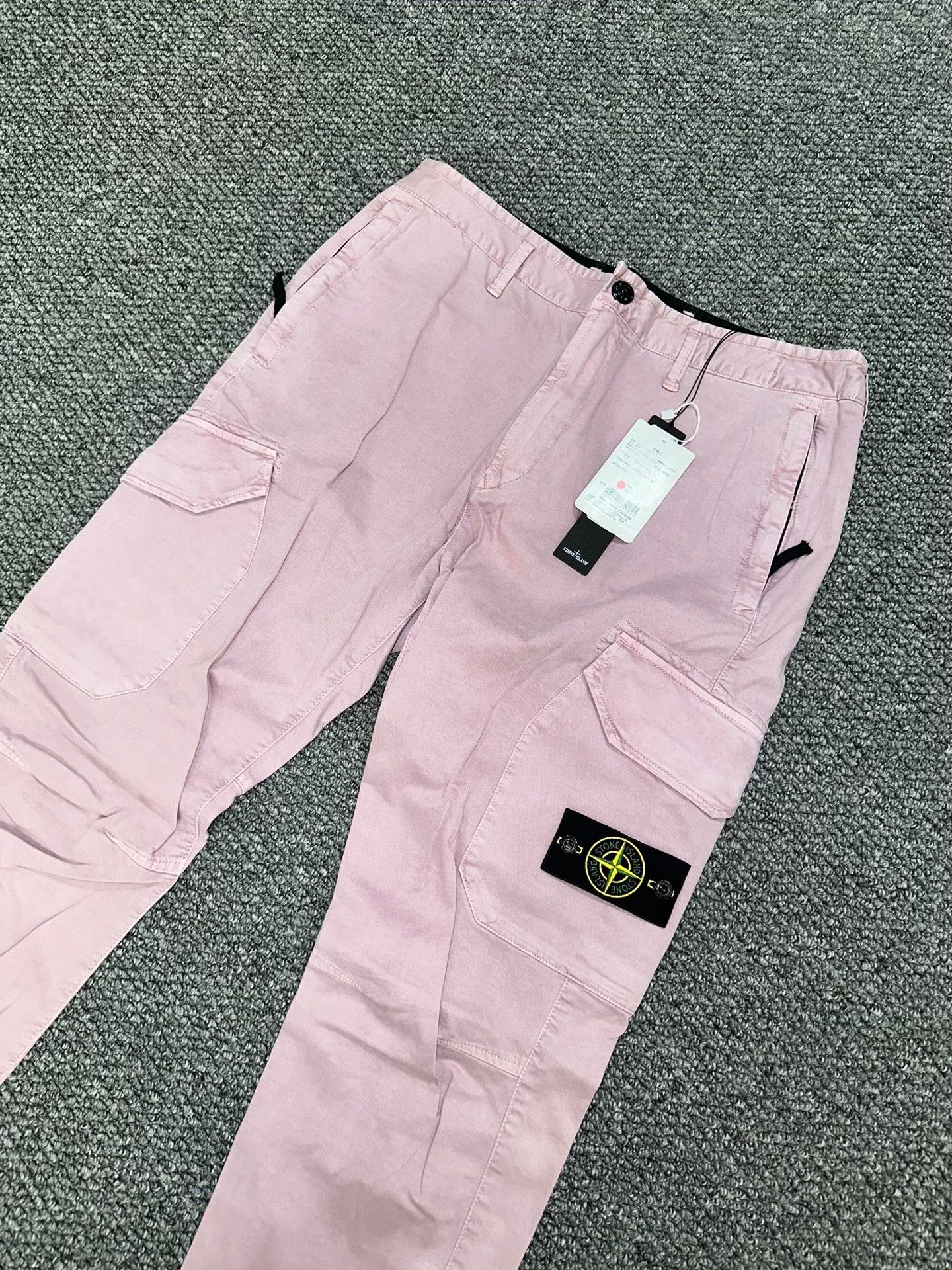 Stone Island Stone Island Washed Pink Cargo Pants Size US 34 / EU 50 - 2 Thumbnail