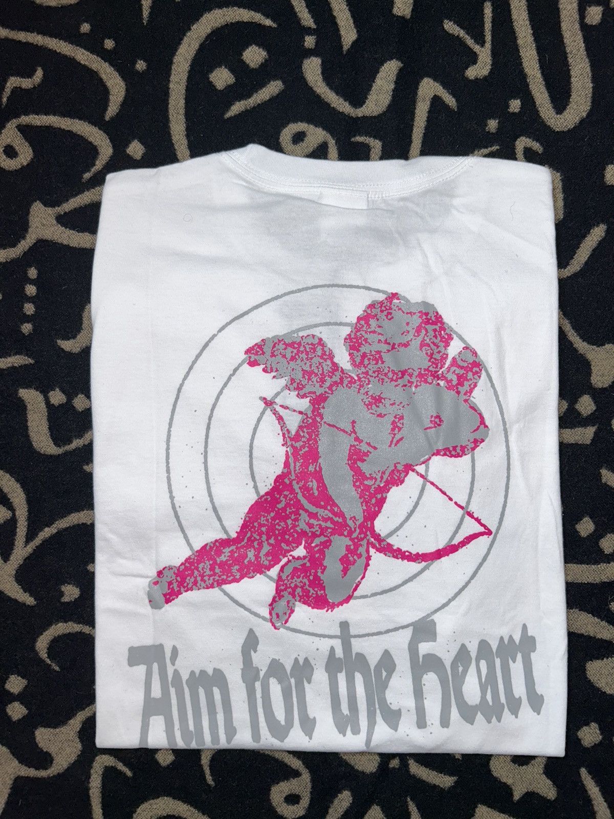 Drake × October's Very Own OVO “Aim For The Heart” Cupid TShirt Size US XL / EU 56 / 4 - 1 Thumbnail