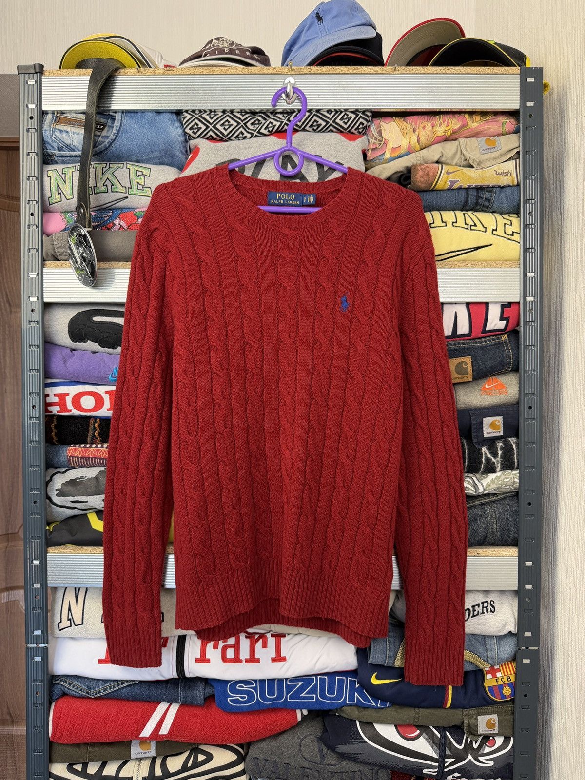Polo Ralph Lauren Polo Ralph Lauren Cable Knit Sweater Size US S / EU 44-46 / 1 - 1 Thumbnail
