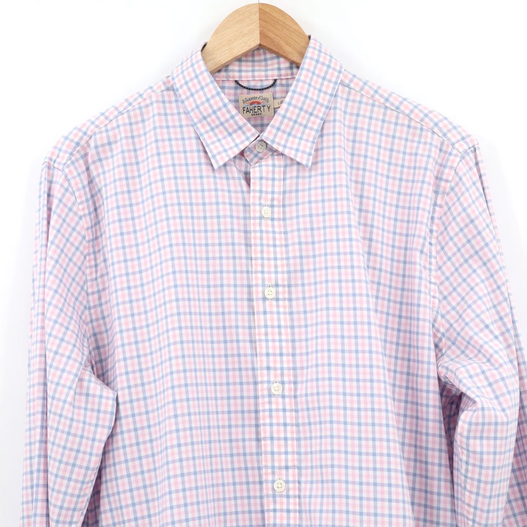 Faherty Faherty Shirt Button-Up Plaid Long Sleeve The Movement Multicolor Cotton Tencel Nylon Elastane L Size US L / EU 52-54 / 3 - 3 Thumbnail