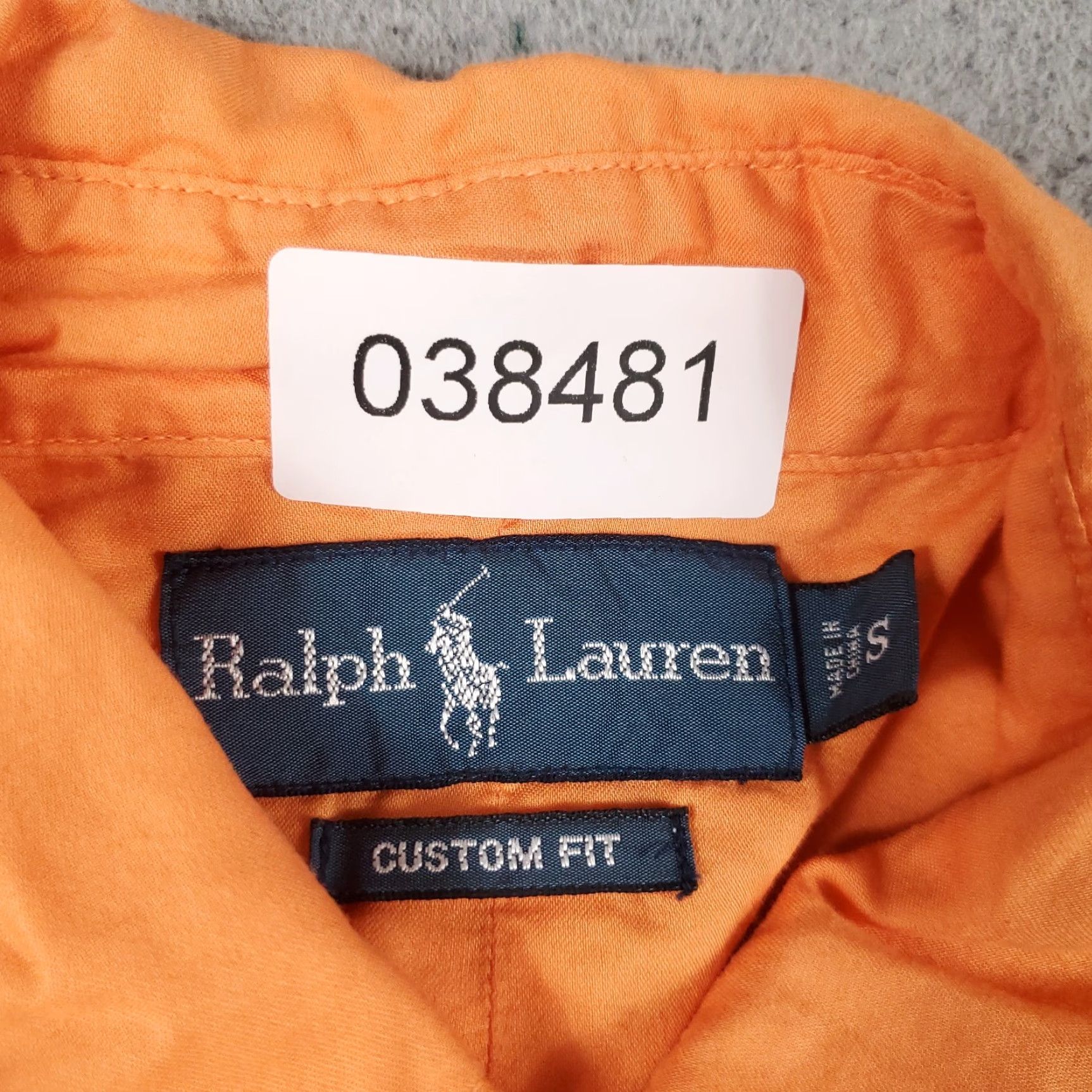 Ralph Lauren Ralph Lauren Button-Up Shirt Mens Small Orange Long Sleeve Collared Casual Preppy Size US S / EU 44-46 / 1 - 8 Thumbnail
